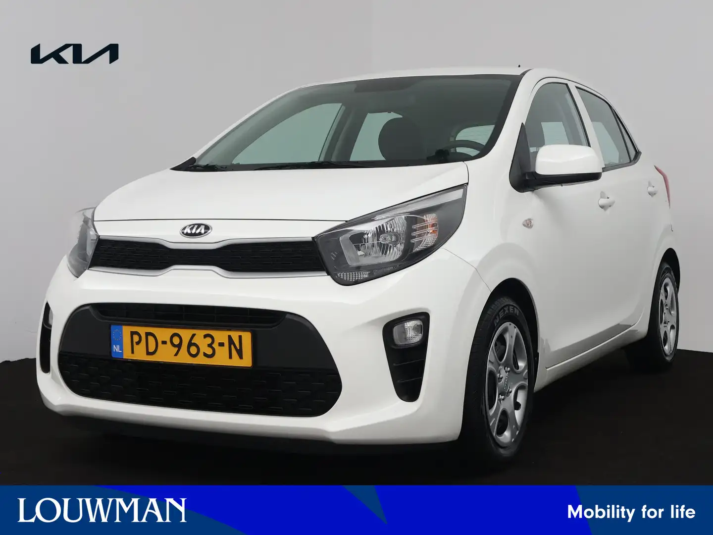 Kia Picanto 1.0 CVVT EconomyPlusLine | 1e Eigenaar | NL auto | Wit - 1