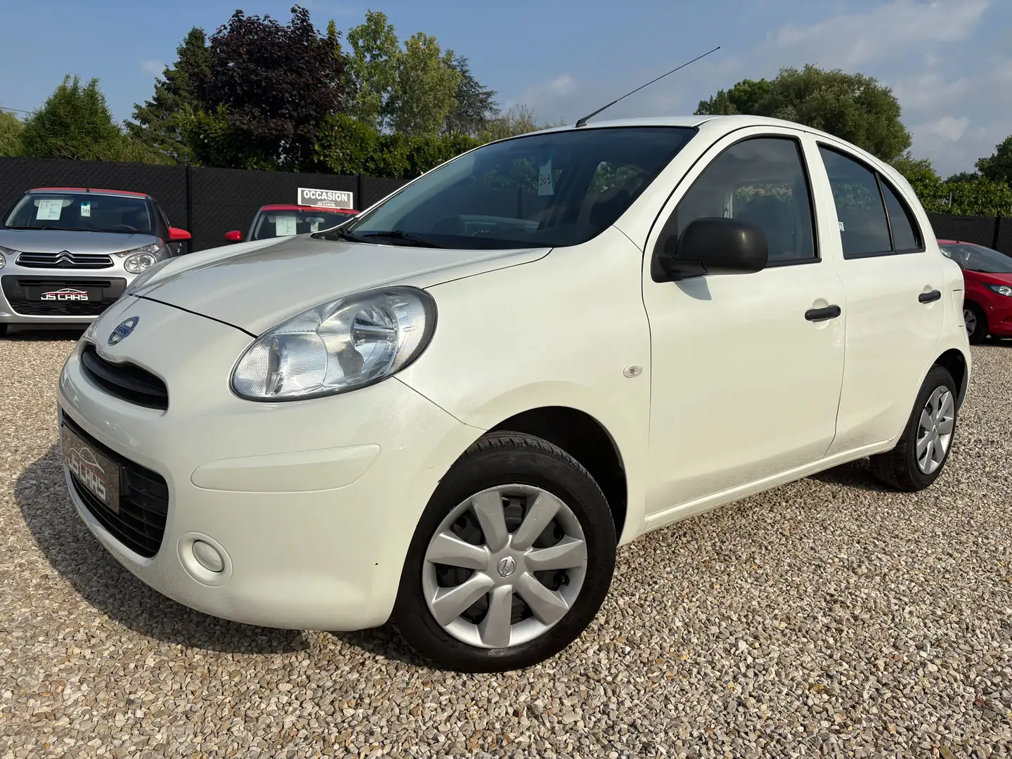 Nissan Micra 1.2i*64000KM*AIRCO*BLUETOOTH*FAIBLES TAXES* Blanc - 2