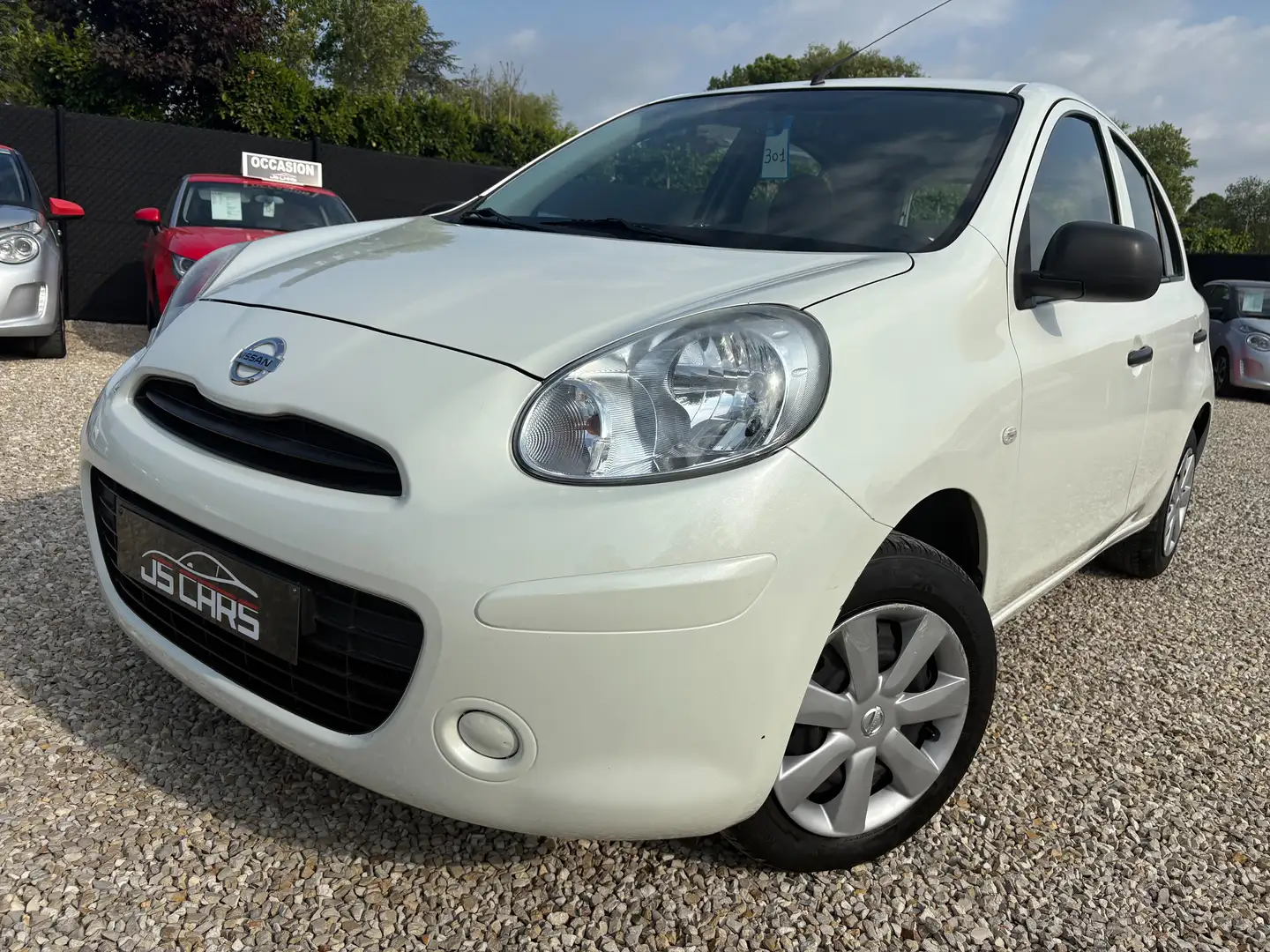 Nissan Micra 1.2i*64000KM*AIRCO*BLUETOOTH*FAIBLES TAXES* Blanc - 1