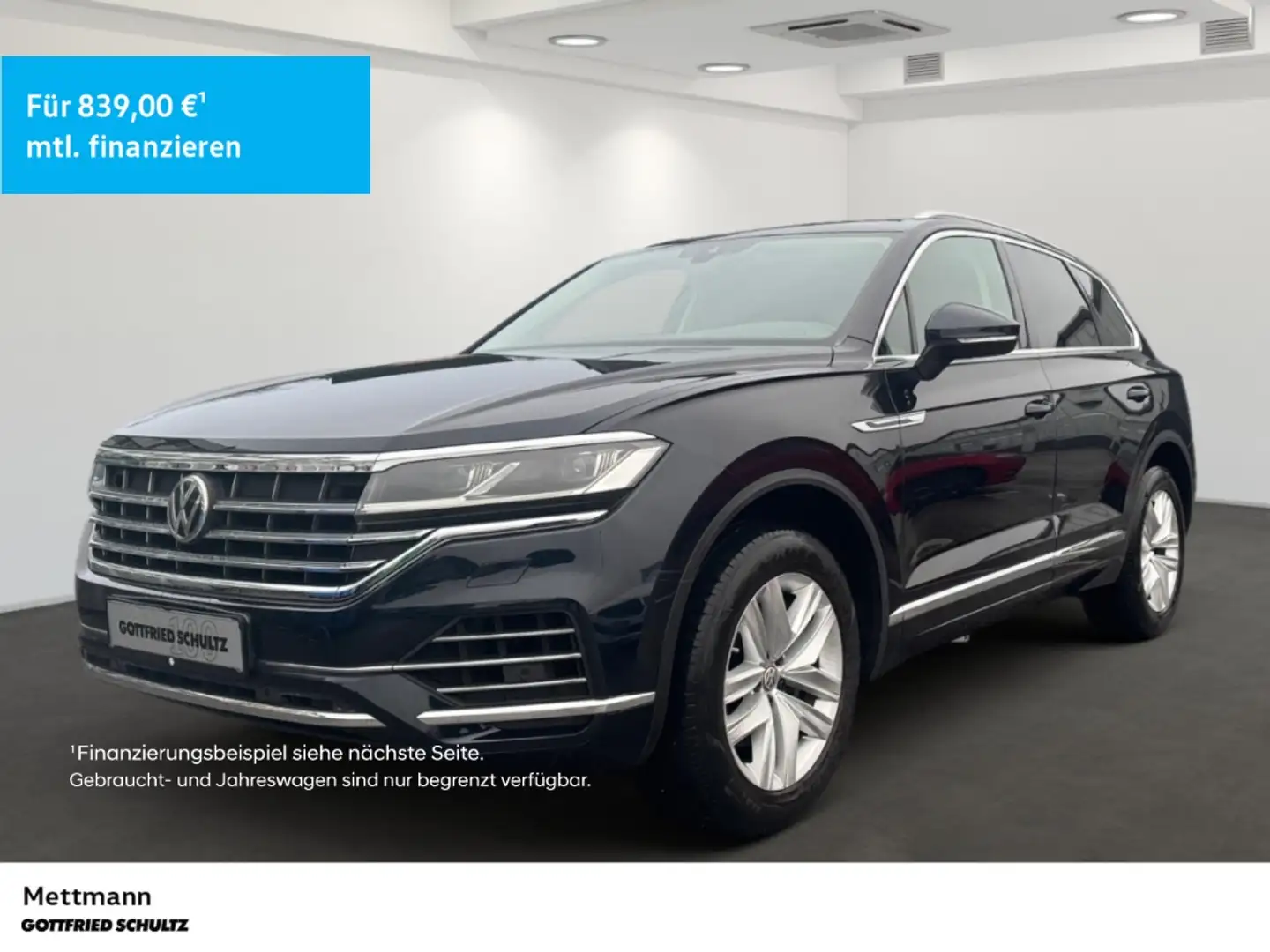 Volkswagen Touareg 3.0 TDI Atmosphere LED NAVI AHK LEDER Blau - 1