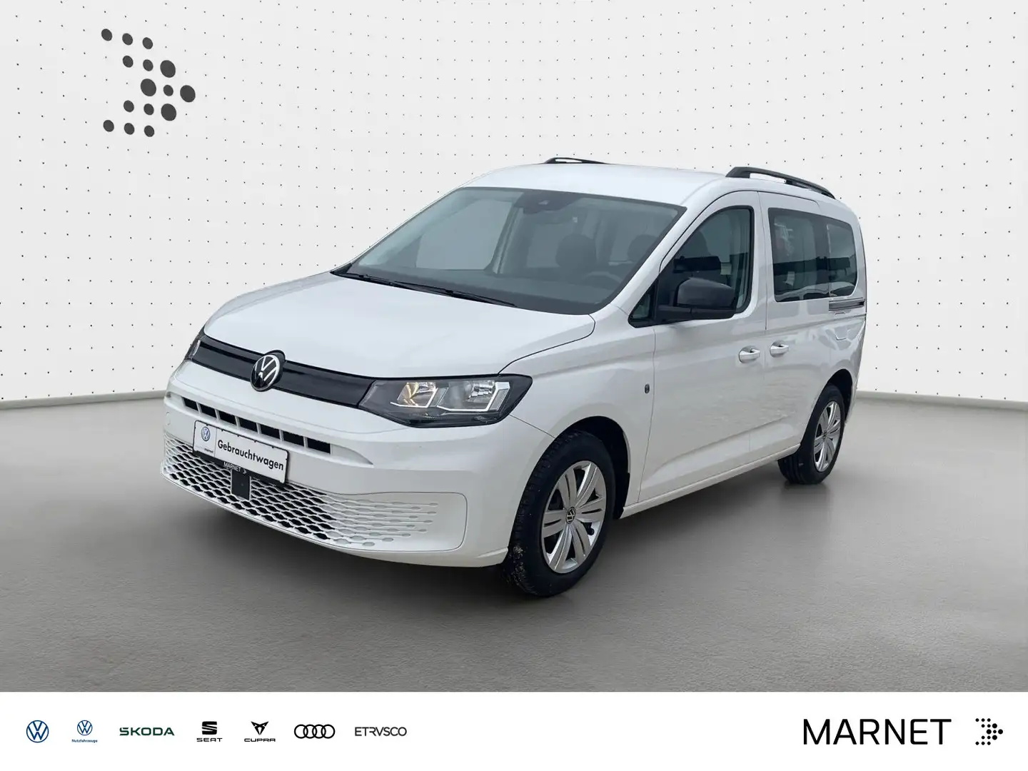 Volkswagen Caddy 2.0 TDI Navi*AHK*StHzg*Tempomat* Blanc - 1