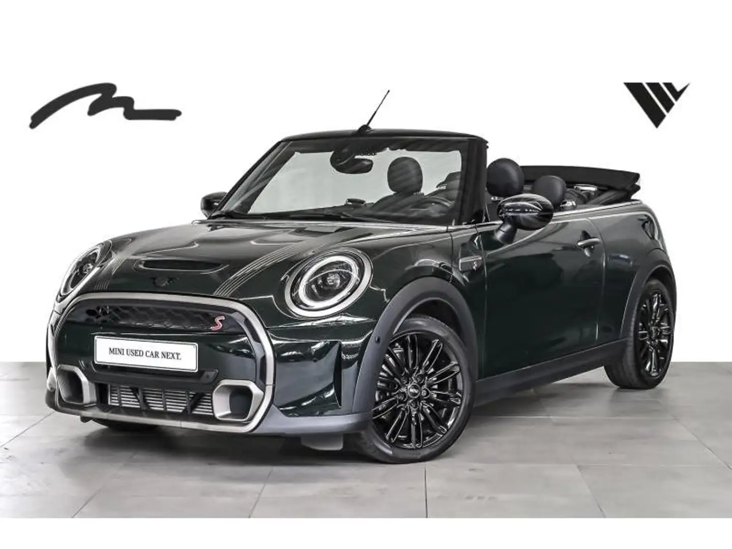 MINI Cooper Cabrio S-2ans/jaar garantie-NEW PRICE:45.076€ Vert - 1