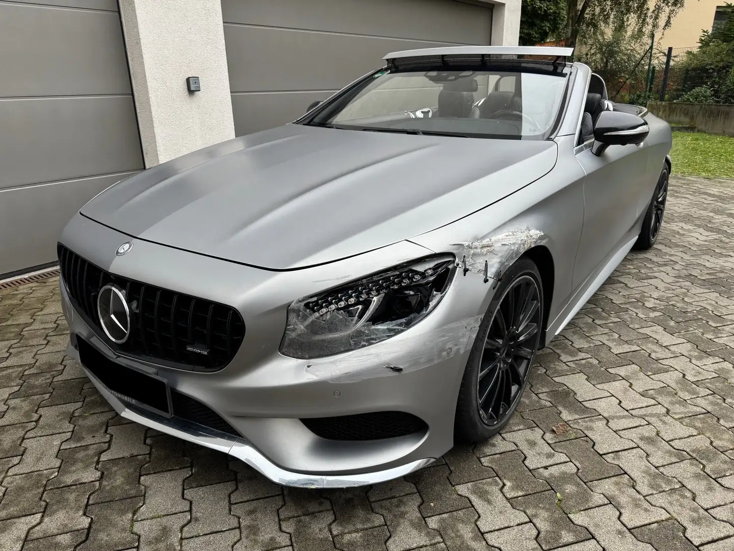 Mercedes-Benz S 500 AMG Cabrio*MAGNO*HUD*BURMESTER*SWAROVSKI Gris - 1
