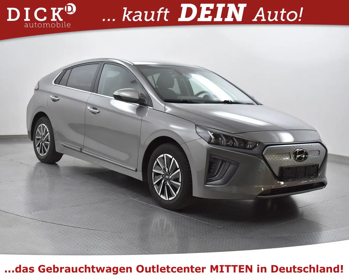 Hyundai IONIQ Ioniq Elektro Style NAVI+LED+SHZ+KAM+WP+ACC+DAB+ Grey - 1