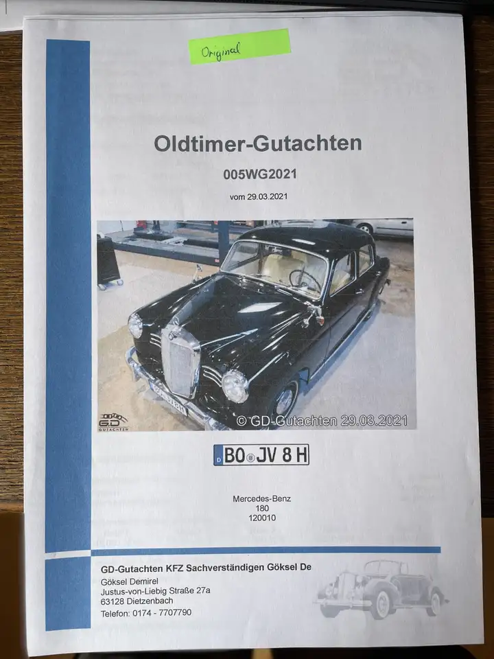 Mercedes-Benz 180 Ponton Limousine, foto 11