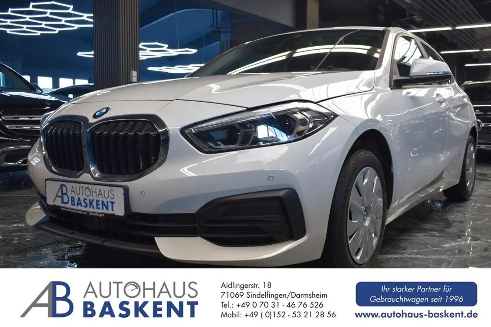 BMW 116 d*LED-Scheinwerfer*PDC*NAVI*SHZ*TEMPOMAT Blanc - 1