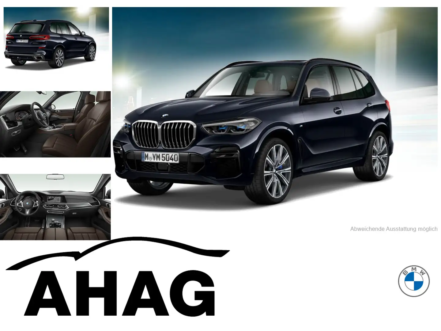BMW X5 xDrive30d M Sport 22" Pano 2Achs-Luft Sitzbel Schwarz - 1