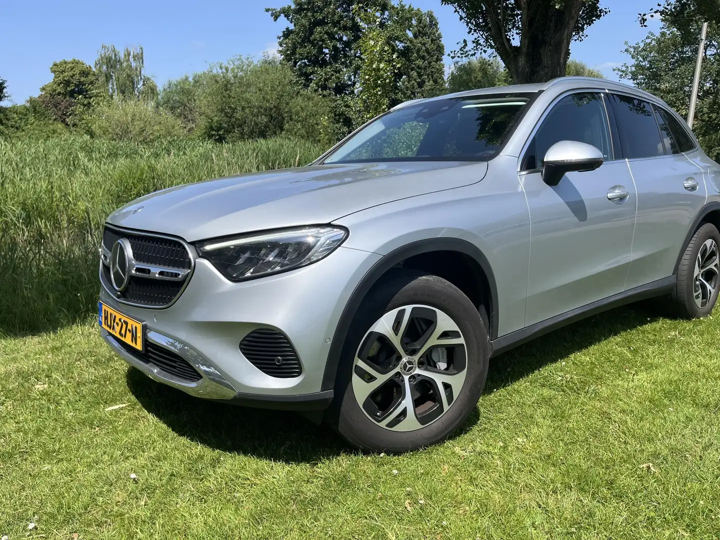 Mercedes-Benz GLC 300 E 4MATIC Business Line 360 cam, el.haak NW. MODEL Gris - 1