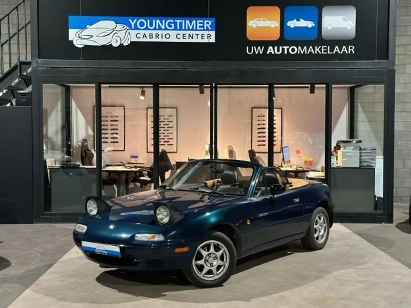 Mazda MX-5 1.6i 16v NA, Montego Blue, Hardtop, Garantie, Leer Blu/Azzurro - 2