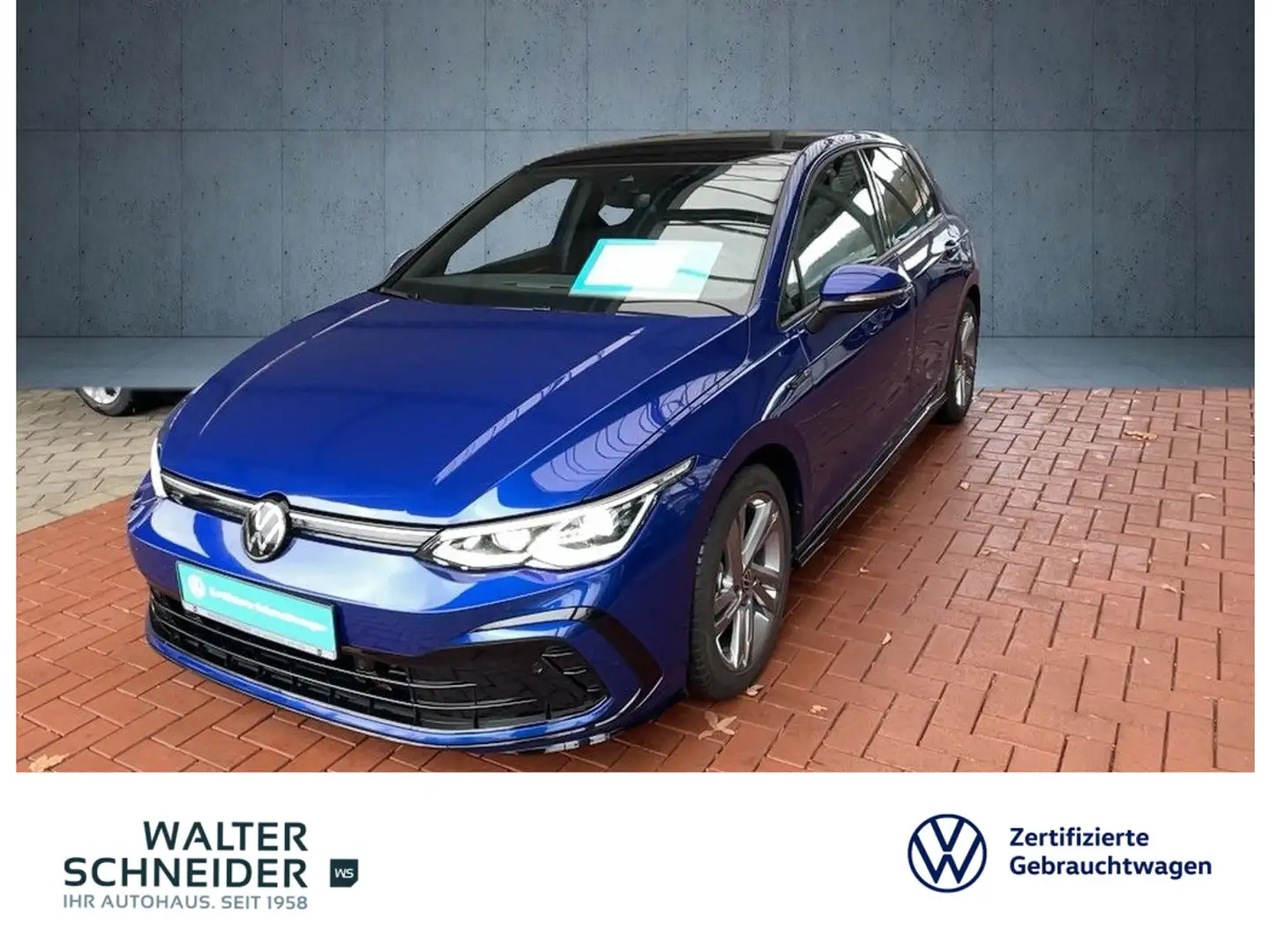 Volkswagen Golf VIII 1.5 TSI R-Line Navi IQ.Light AHK Pano Blau - 1