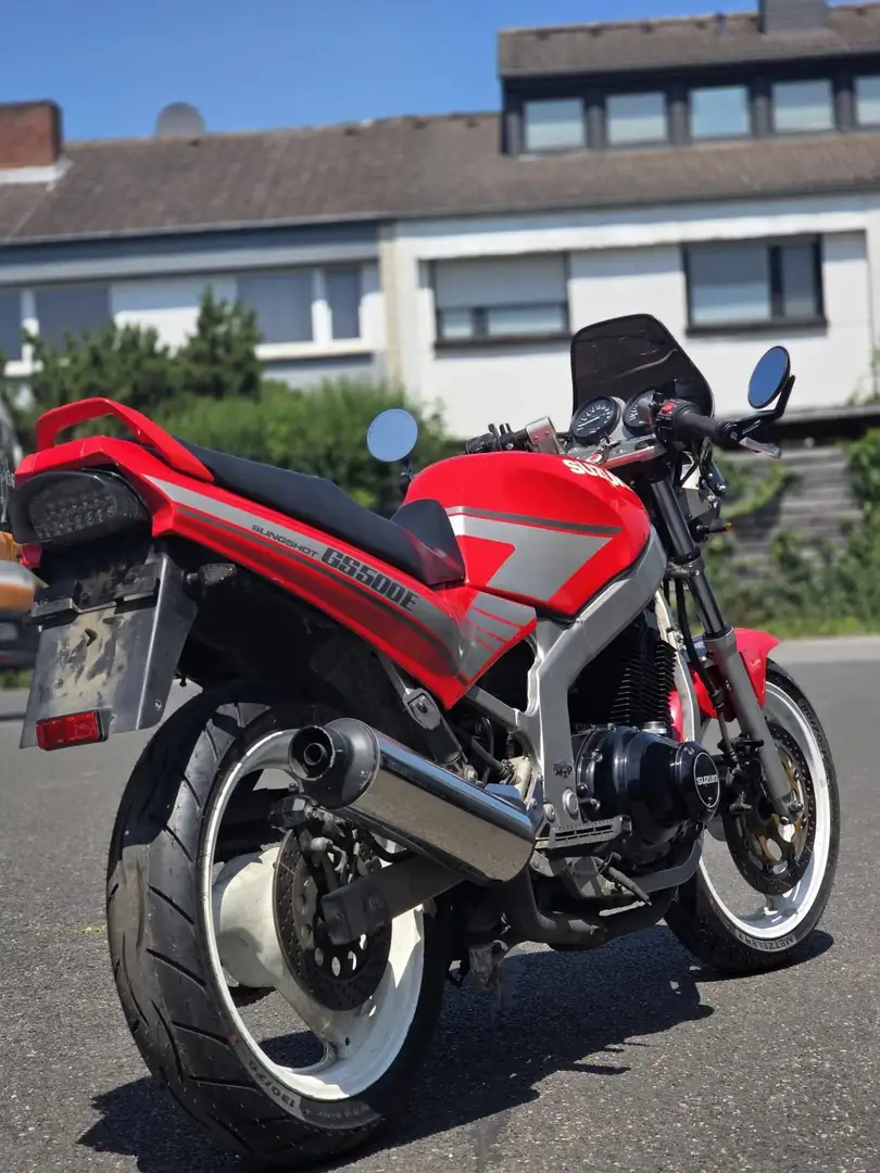 Suzuki GS 500 slingshot Rood - 2