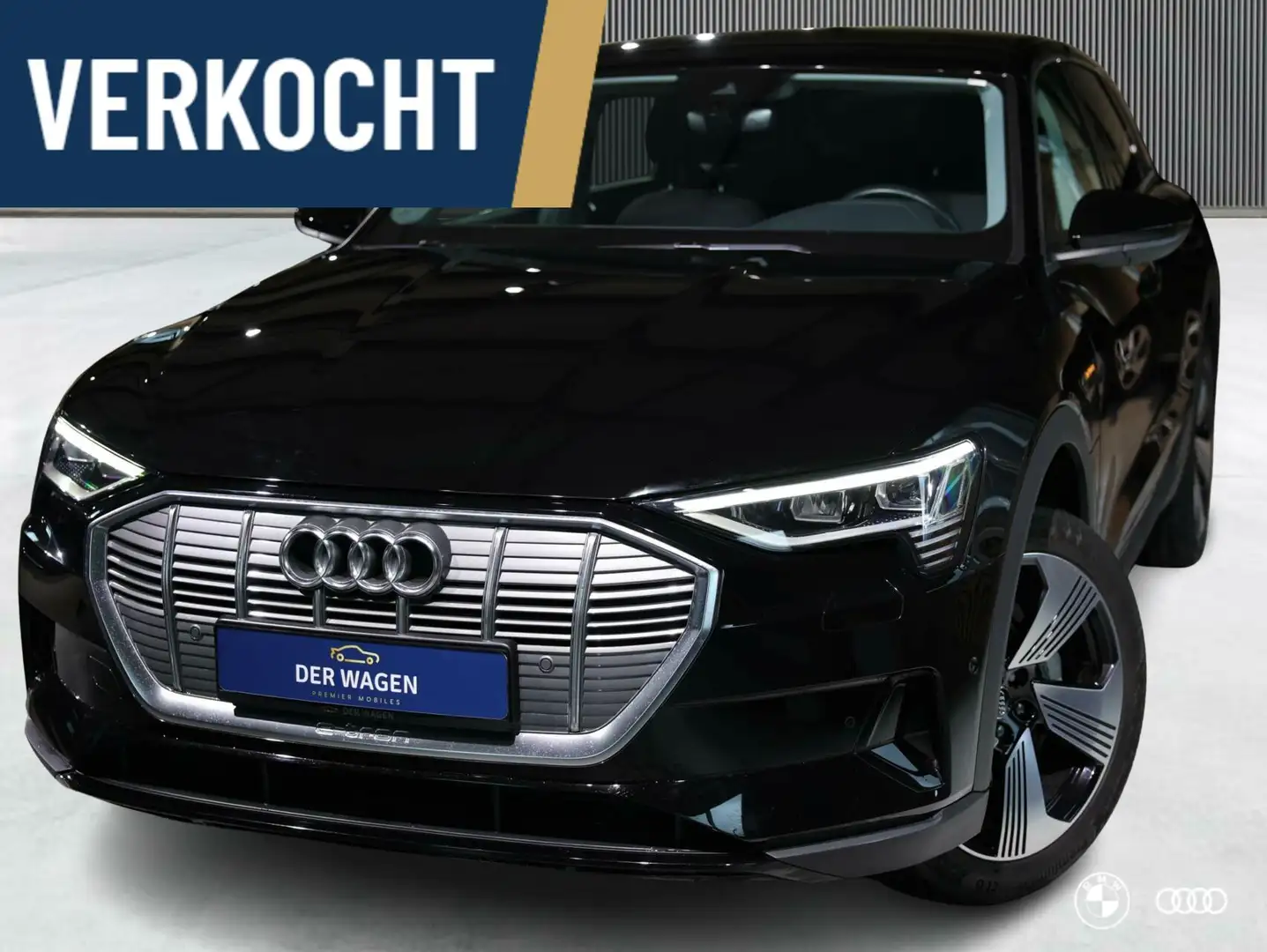 Audi e-tron 50 quattro BUSINESS ED. / 93.2% SoH / MATRIX / CC Negru - 1