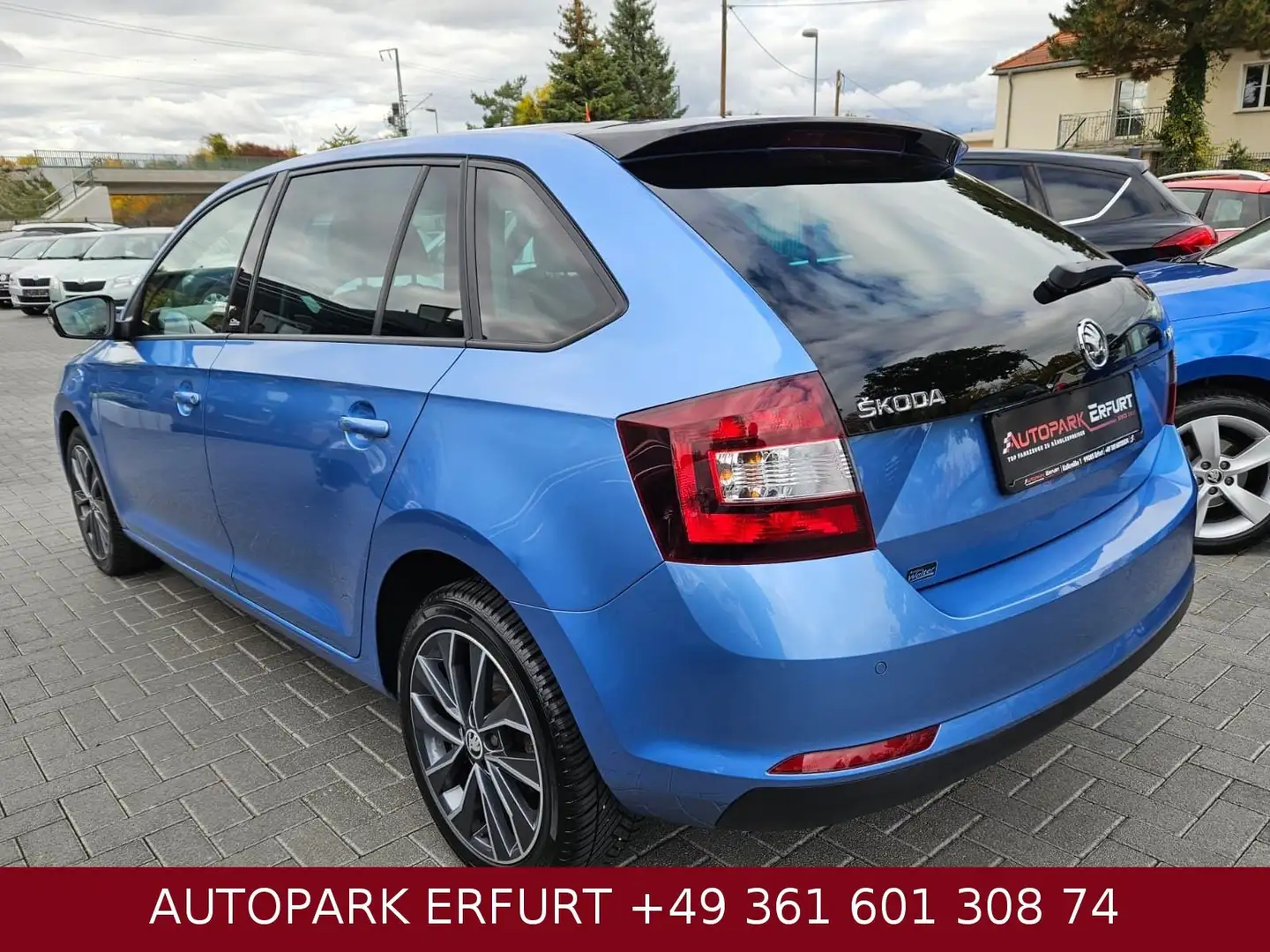 Skoda Rapid/Spaceback Spaceback Edition*Klima*TÜV+SERV+GARANTIE Blau - 2