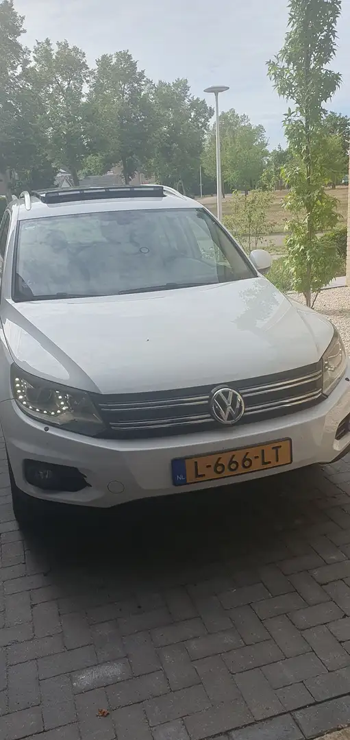 Volkswagen Tiguan SE TSI 4motion 2.0  200 Pk  PANO (Ex USA) Wit - 1