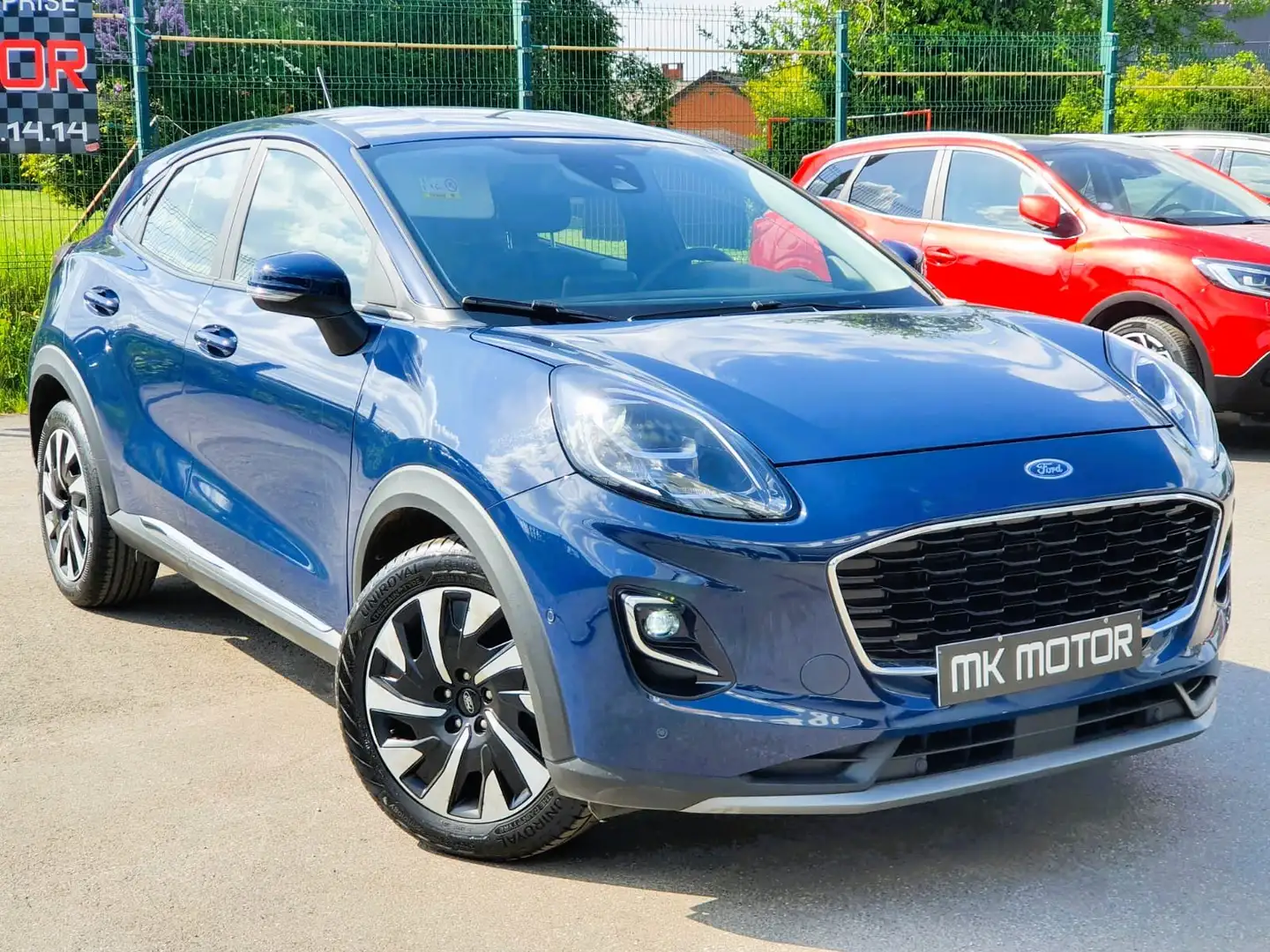Ford Puma 🟢1.0 EcoBoost mHEV 125CV - GPS - 1er PROPRIET Blauw - 1