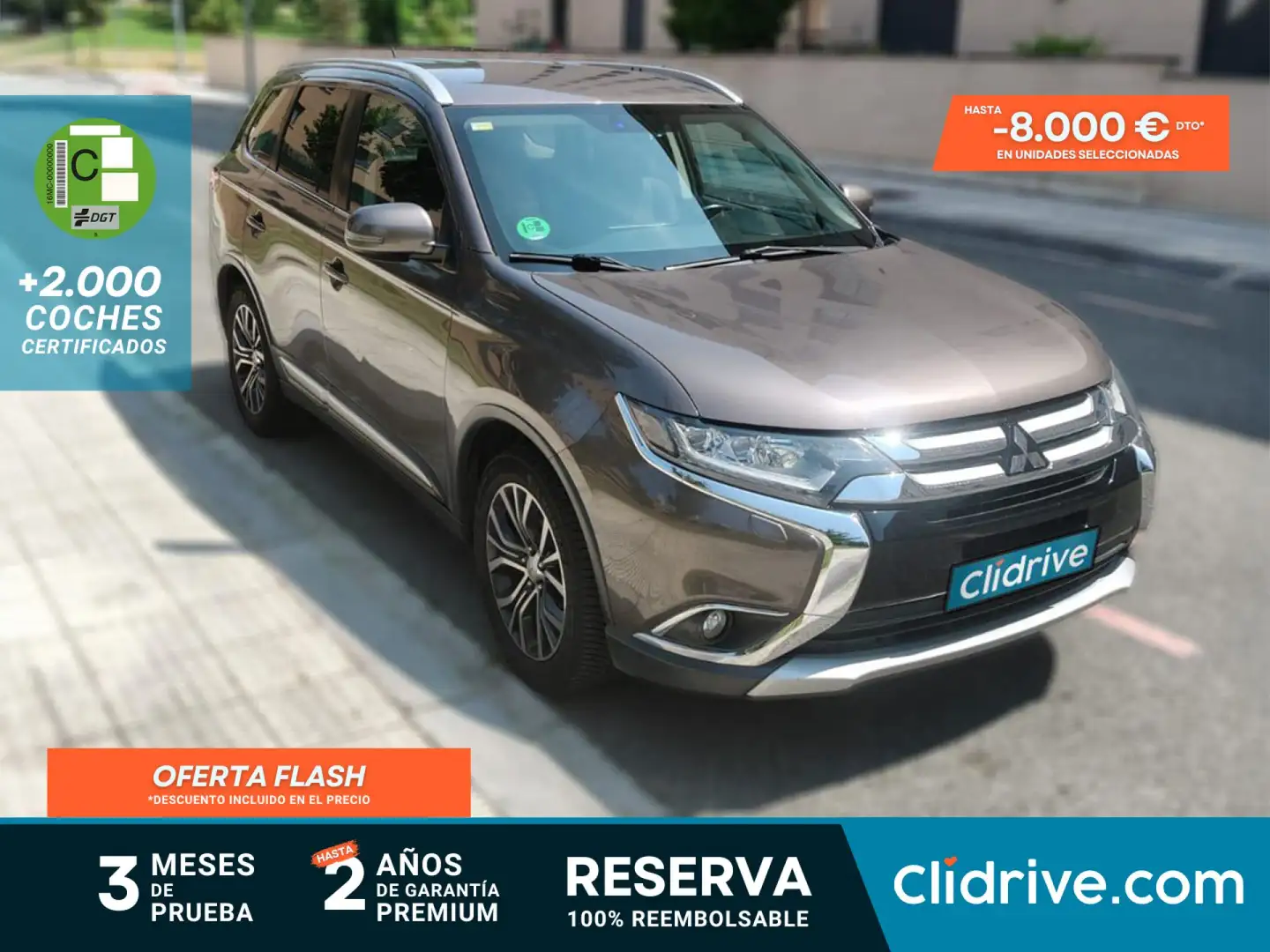 Mitsubishi Outlander 220DI-D Motion 4WD Marrón - 1