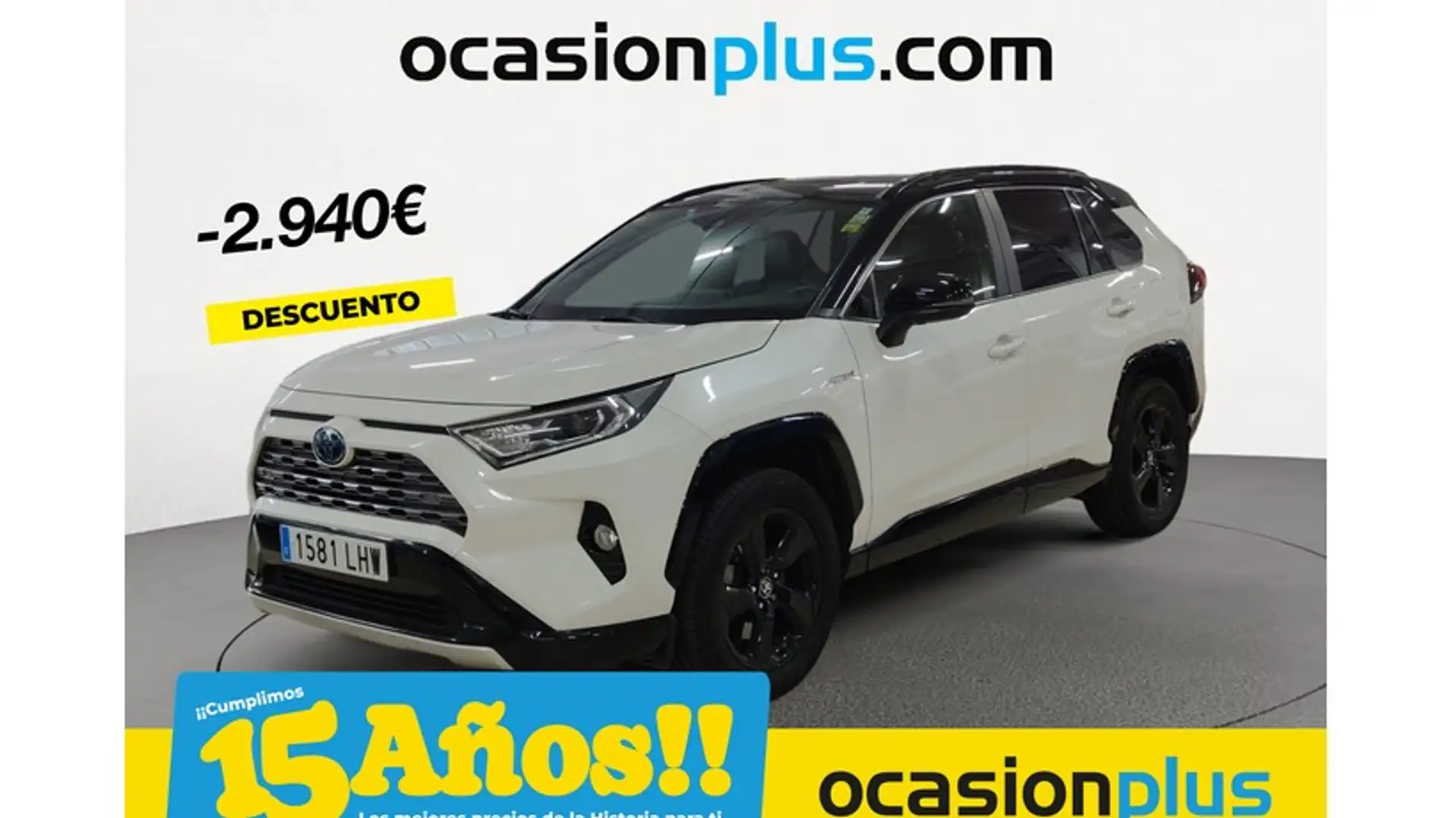 Toyota RAV 4 2.5 hybrid 4WD Feel! Blanc - 1