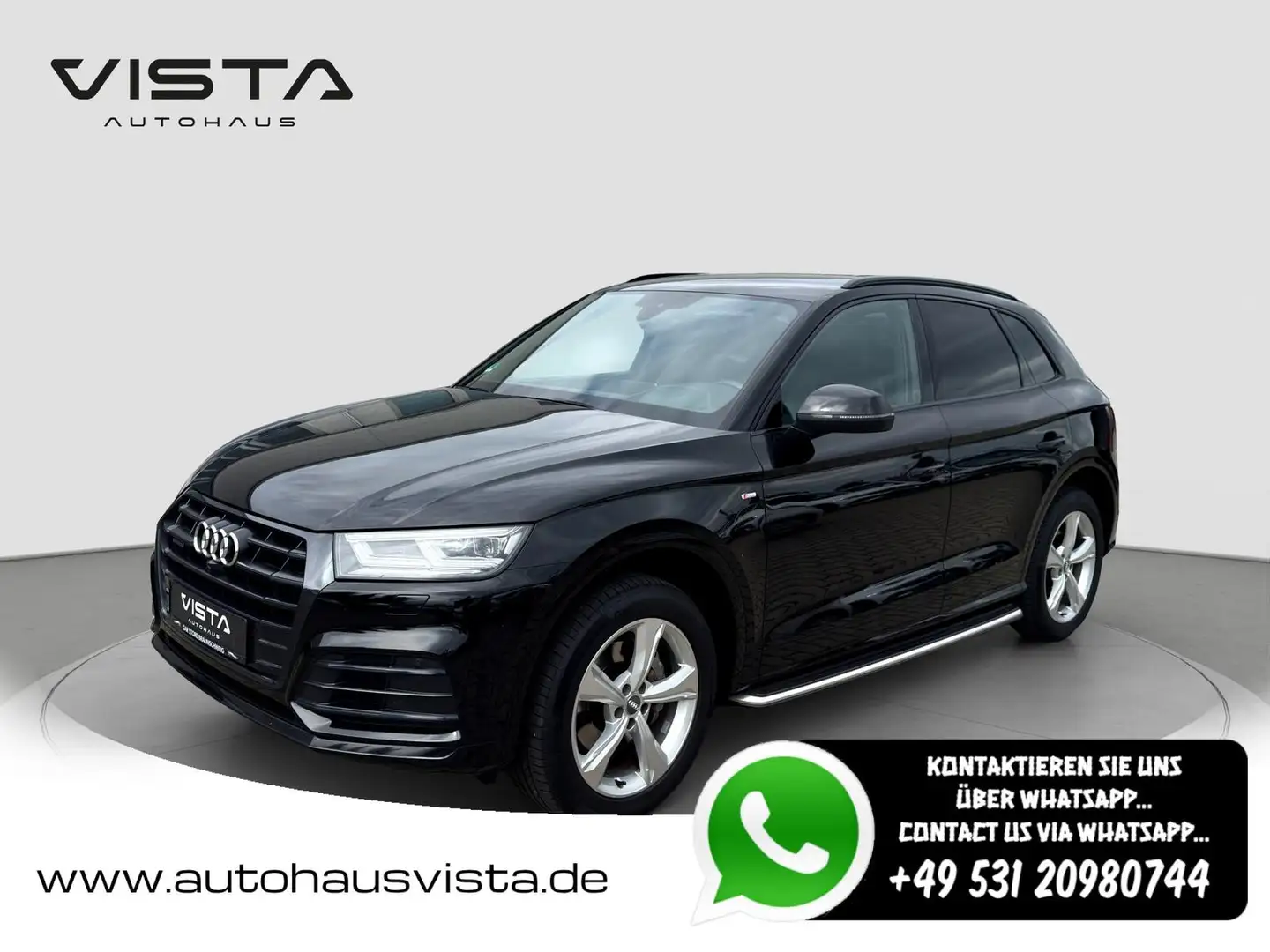 Audi Q5 40 Sport*VURTUA*S-LINE*QUATTRO*STDHZ*HUD*360* Schwarz - 1