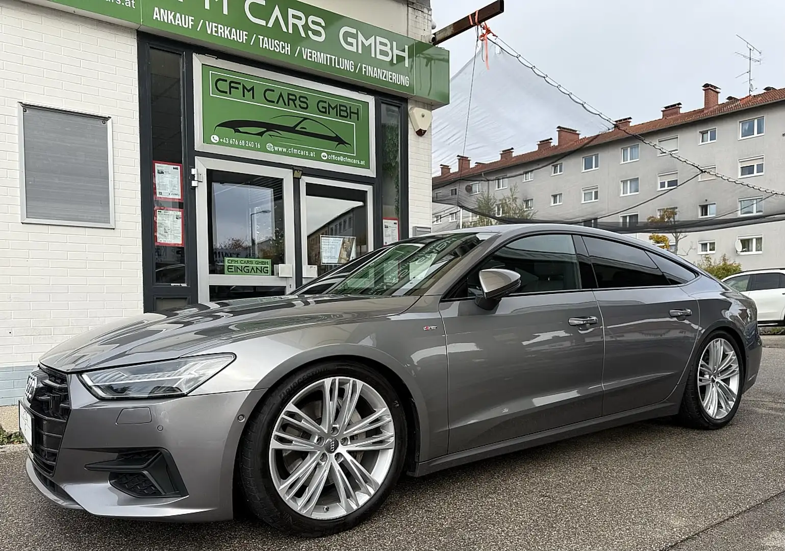 Audi A7 50 TDI quattro S line Sport / Plus Grau - 2
