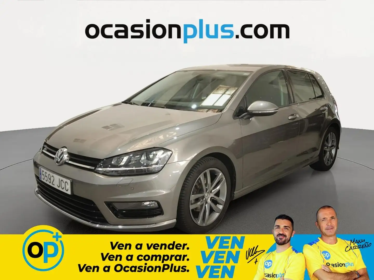 Volkswagen Golf 1.6TDI CR BMT Sport 105 Gris - 1