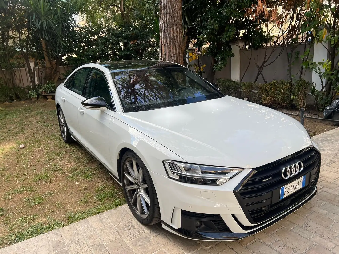 Audi A8 A8 IV 2018 50 3.0 tdi mhev quattro tiptronic Bianco - 1