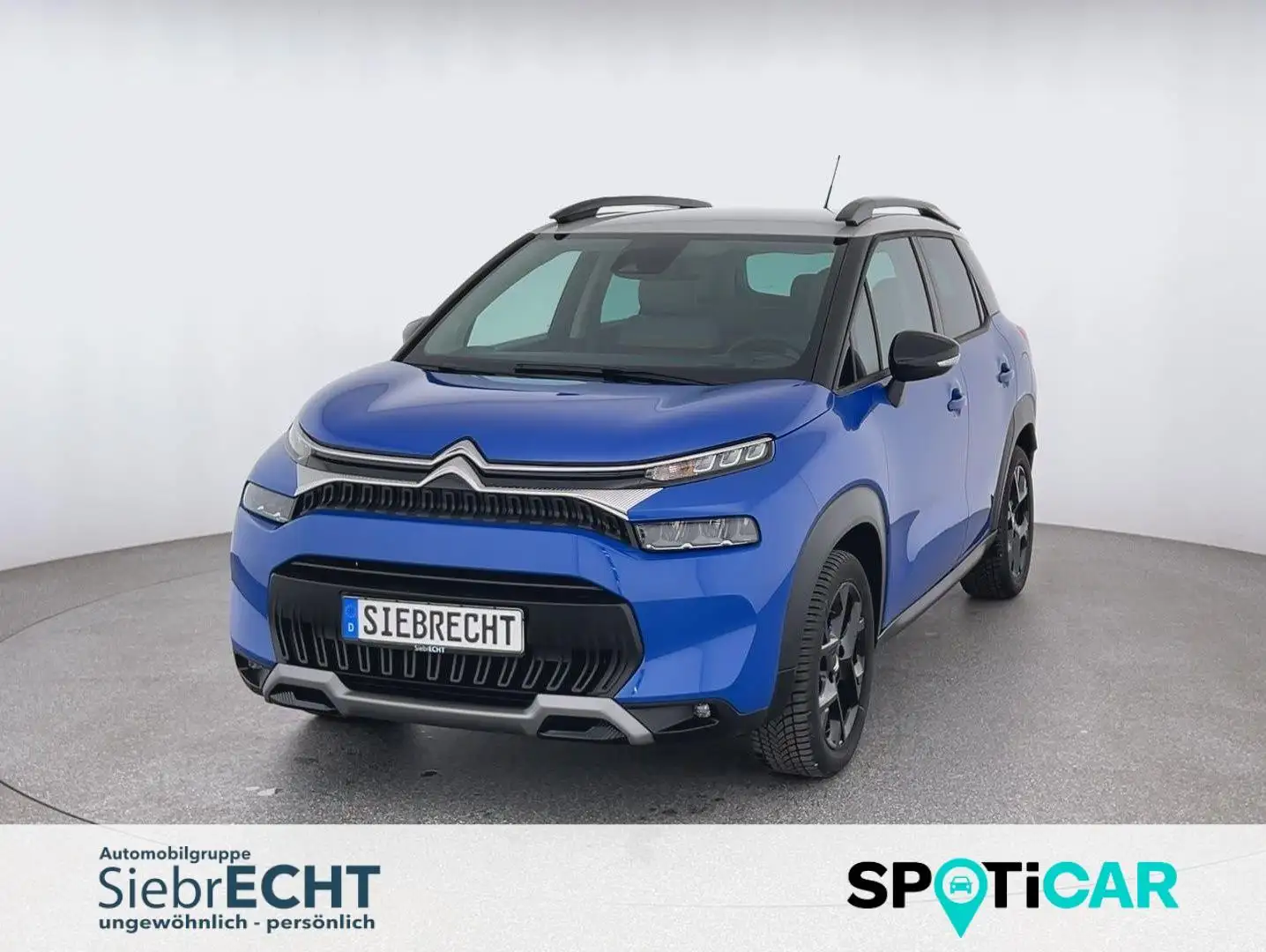 Citroen C3 Aircross Shine Pack 1.2*NAVI*HUD*RFK*uvm Blau - 1