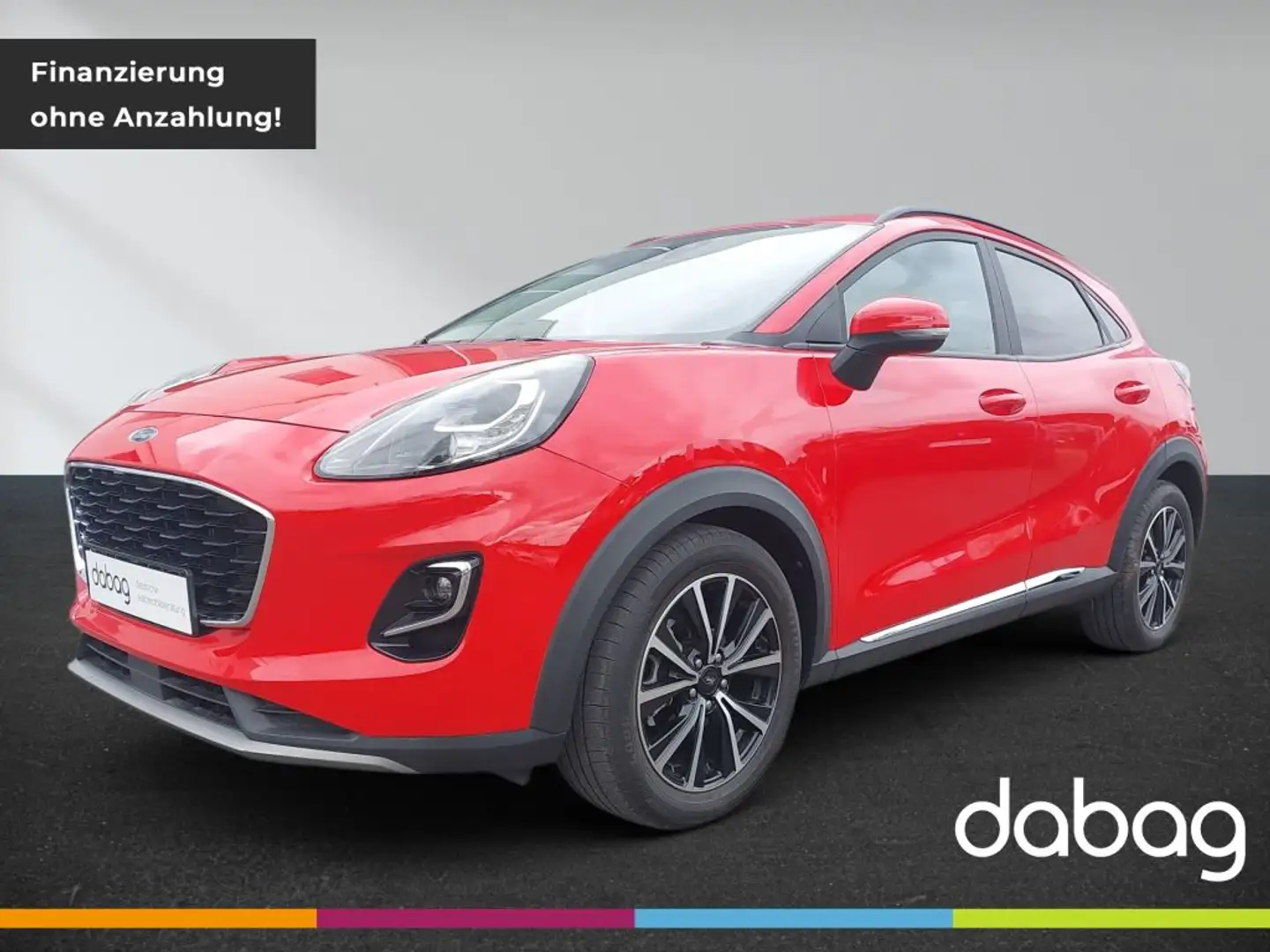 Ford Puma 1.0 EcoBoost Hybrid TITANIUM Rosso - 1