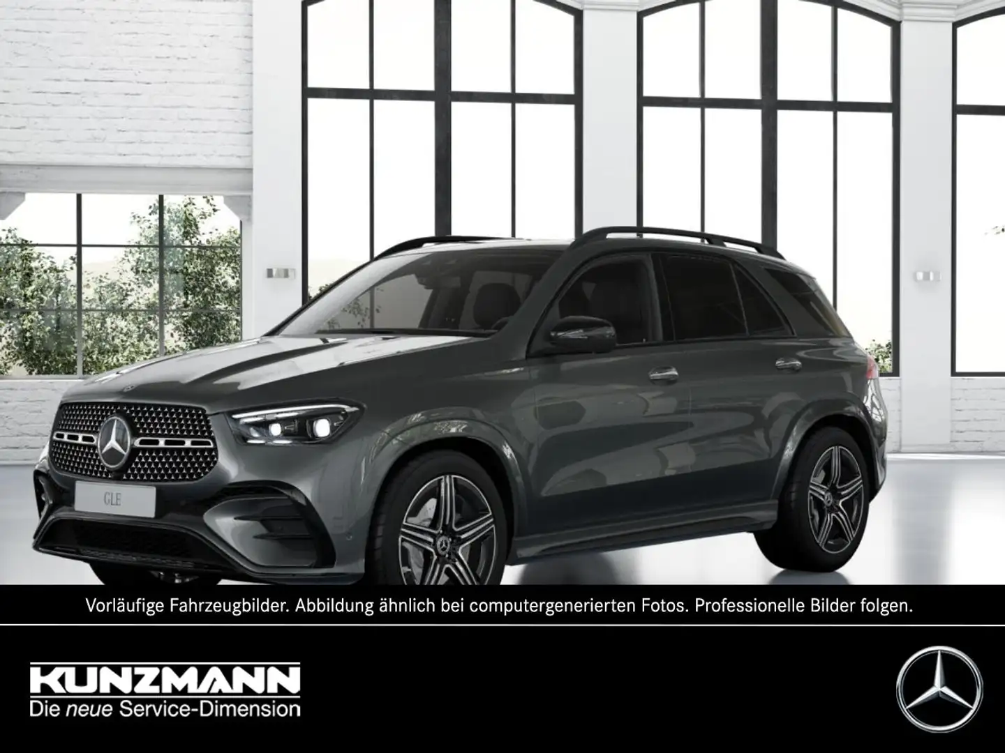 Mercedes-Benz GLE 450 d 4MATIC AMG Night Panorama 360° AHK Grau - 1