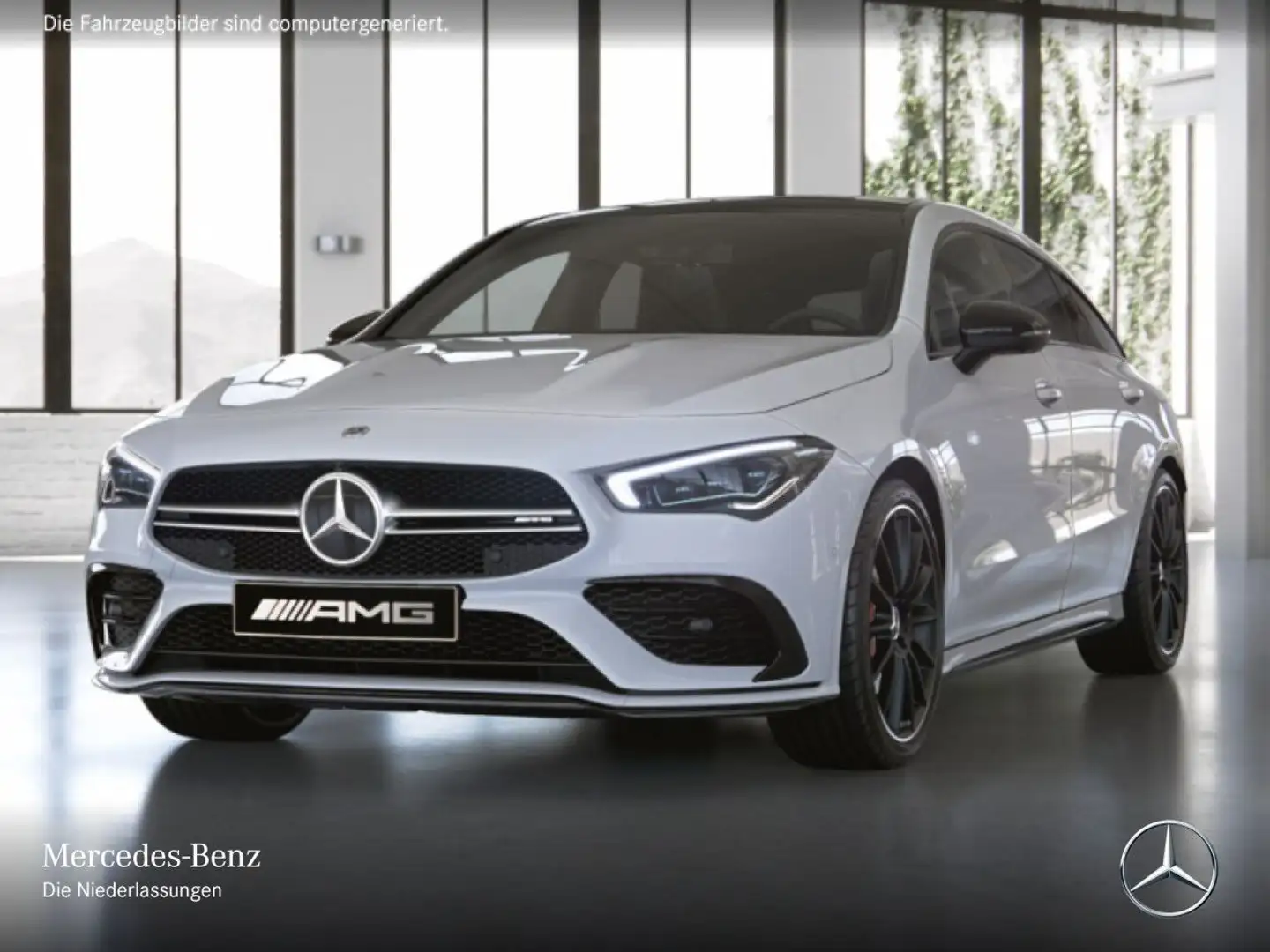 Mercedes-Benz CLA 35 AMG CLA 35 4M AMG+PANO+360°+MULTIBEAM+19"+TOTW+7G Weiß - 2