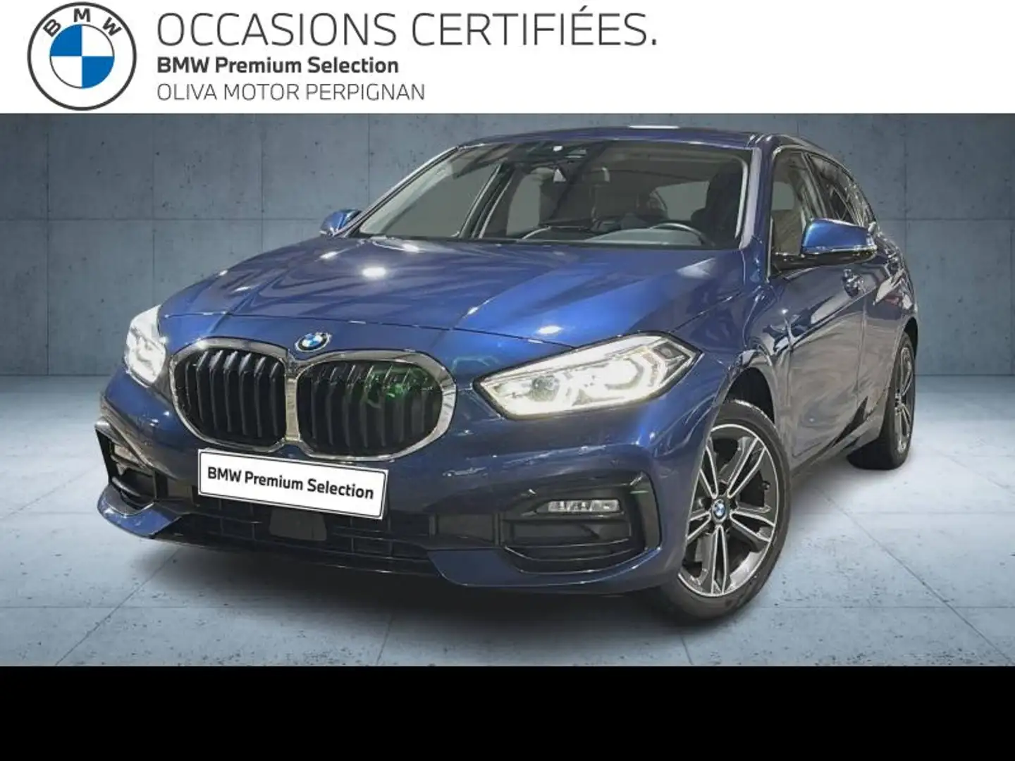 BMW 116 116dA 116ch Edition Sport DKG7 Bleu - 1