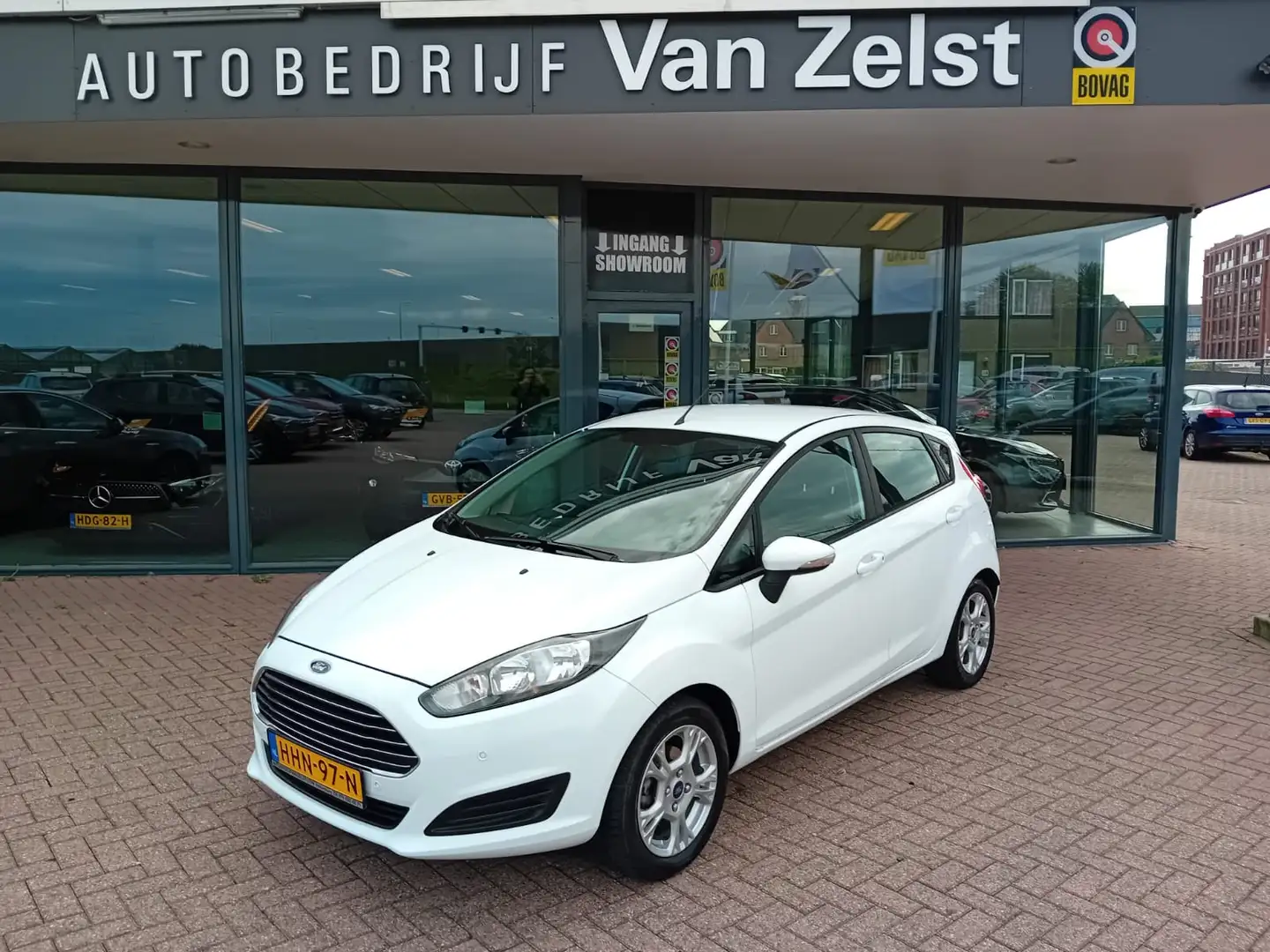 Ford Fiesta 1.0 EcoBoost Style Automaat, Airco, Multimediasyst Wit - 1