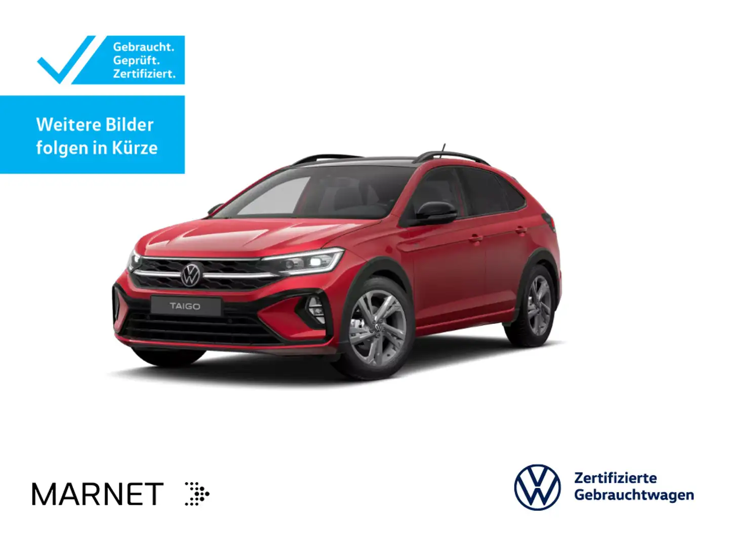 Volkswagen Taigo 1.5 TSI DSG R-LINE*IQ.LIGHT*KAMERA*NAVI*KL Rot - 1