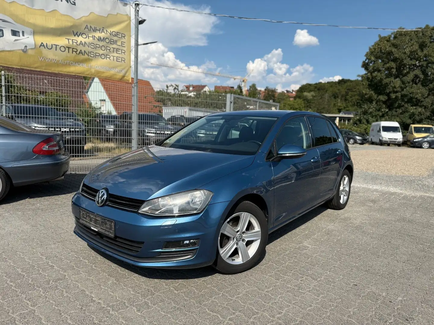 Volkswagen Golf VII Lim Navi Klimaaut. T-Leder SHZ AHK PDC+ Bleu - 1