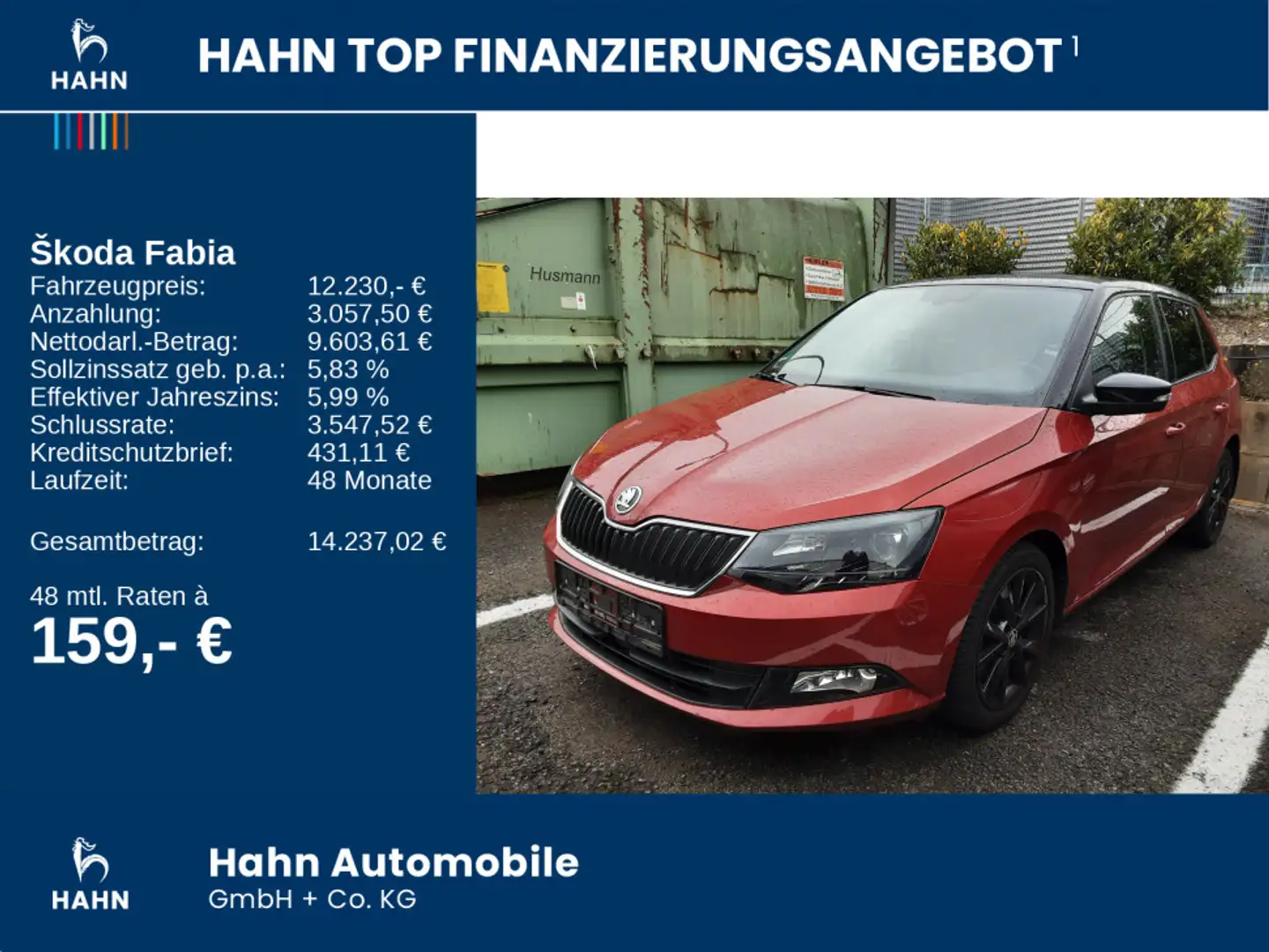Skoda Fabia Style 1.2TSI DSG Climatr DAB PDC Kessy Rot - 2