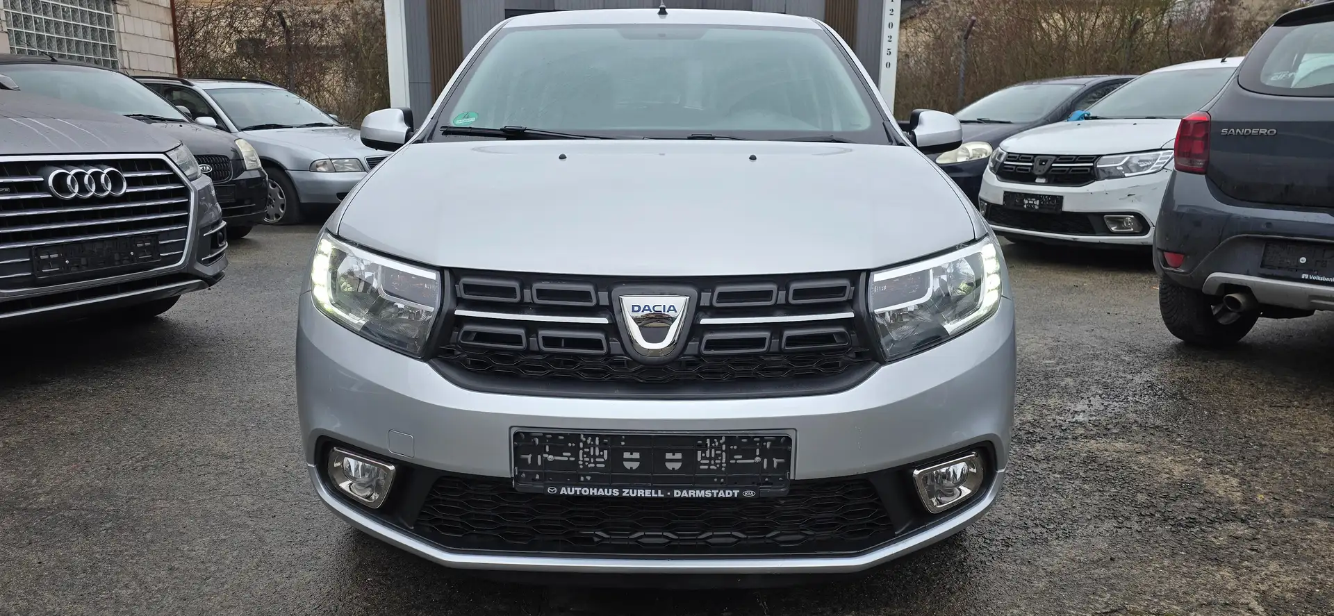 Dacia Sandero II Comfort Klima Navi PDC DAB 1Hand Silber - 2