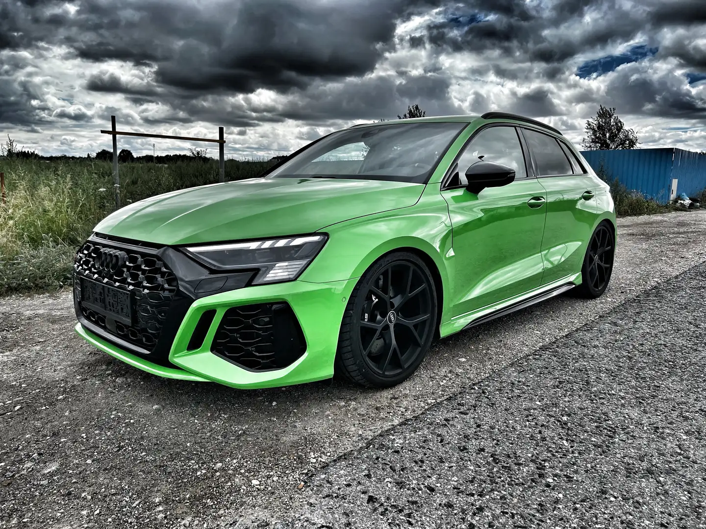 Audi RS3 BTM, KW V3, Head Up, Individual,GARANTIE 03/27! Grün - 1