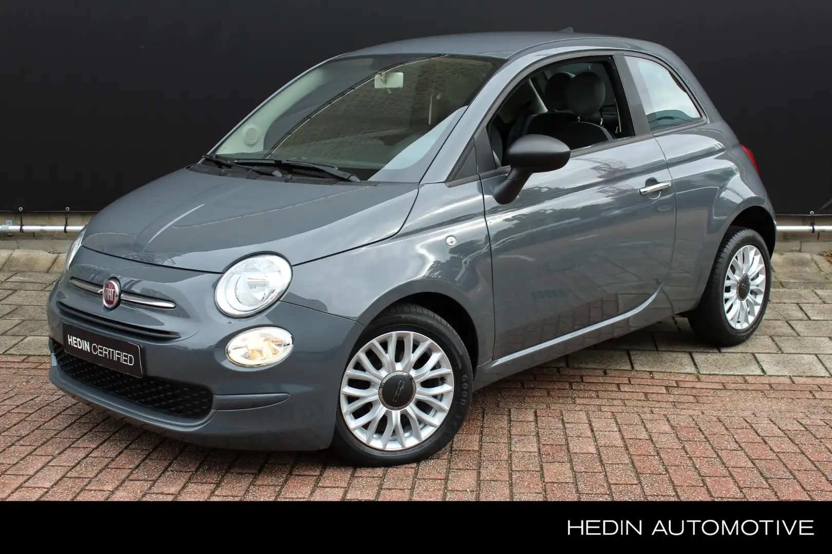 Fiat 500 0.9 TwinAir Turbo Young Grijs - 1