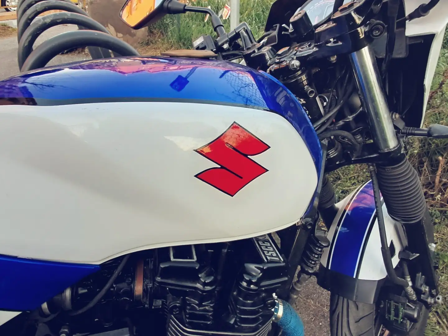Suzuki GS 550 E Modrá - 2