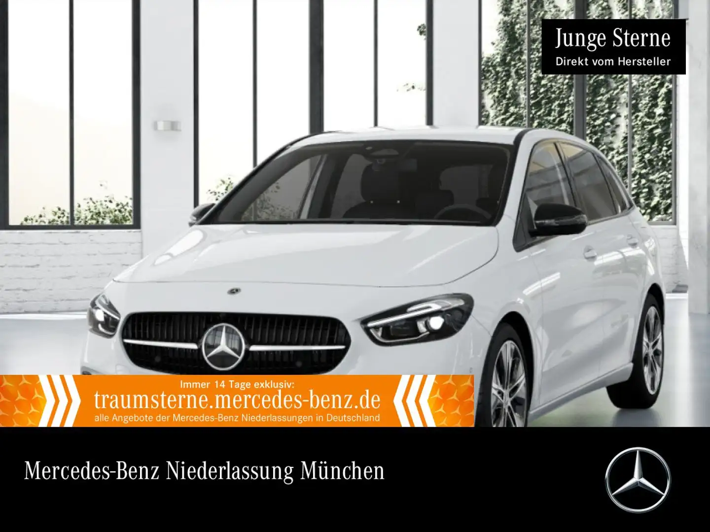 Mercedes-Benz B 180 PROGRESSIVE+NIGHT+MULTIBEAM+KAMERA+TOTW+7G Weiß - 1