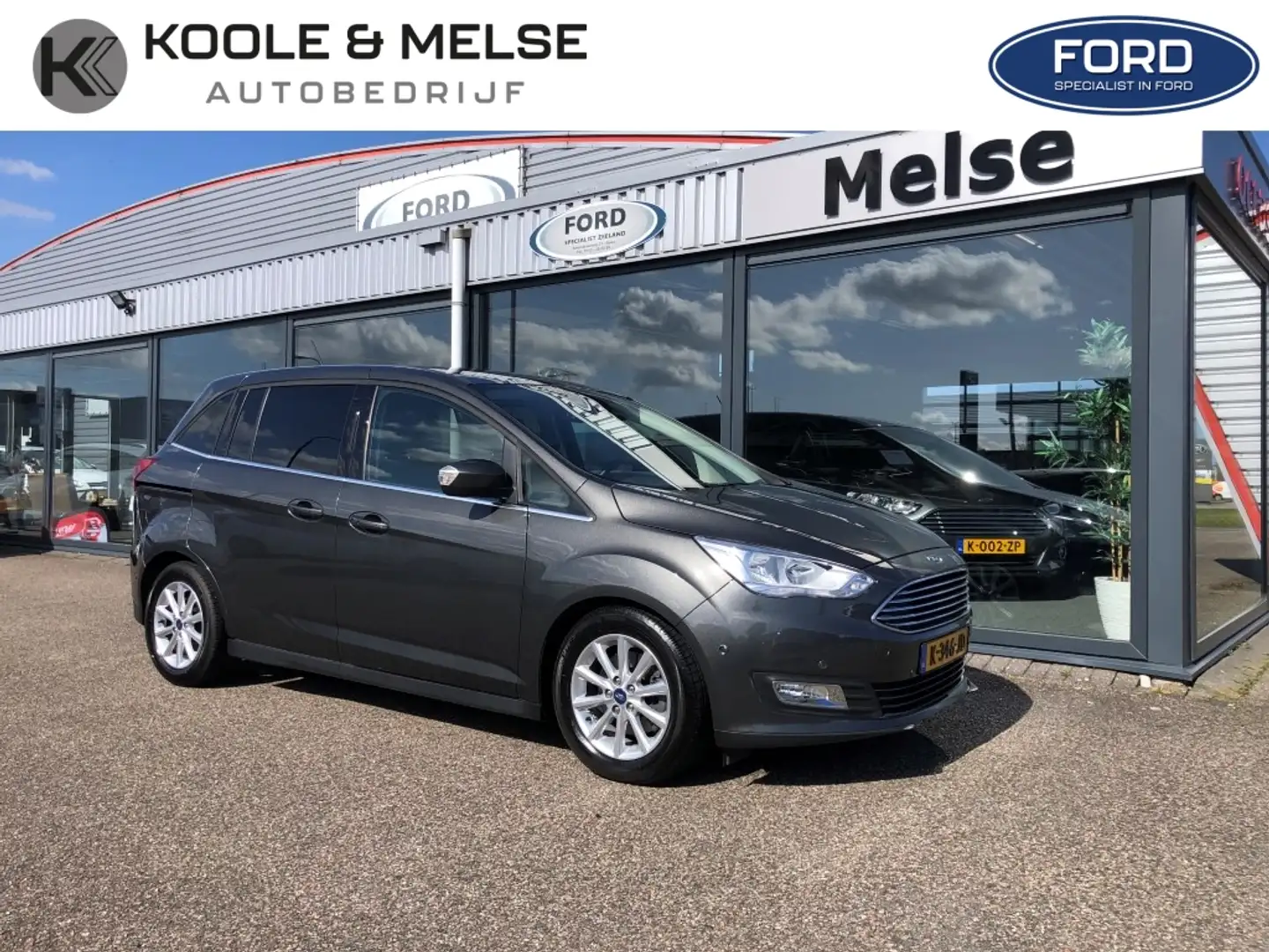 Ford Grand C-Max 1.5 EcoBoost 150pk Automaat Titanium Gris - 1