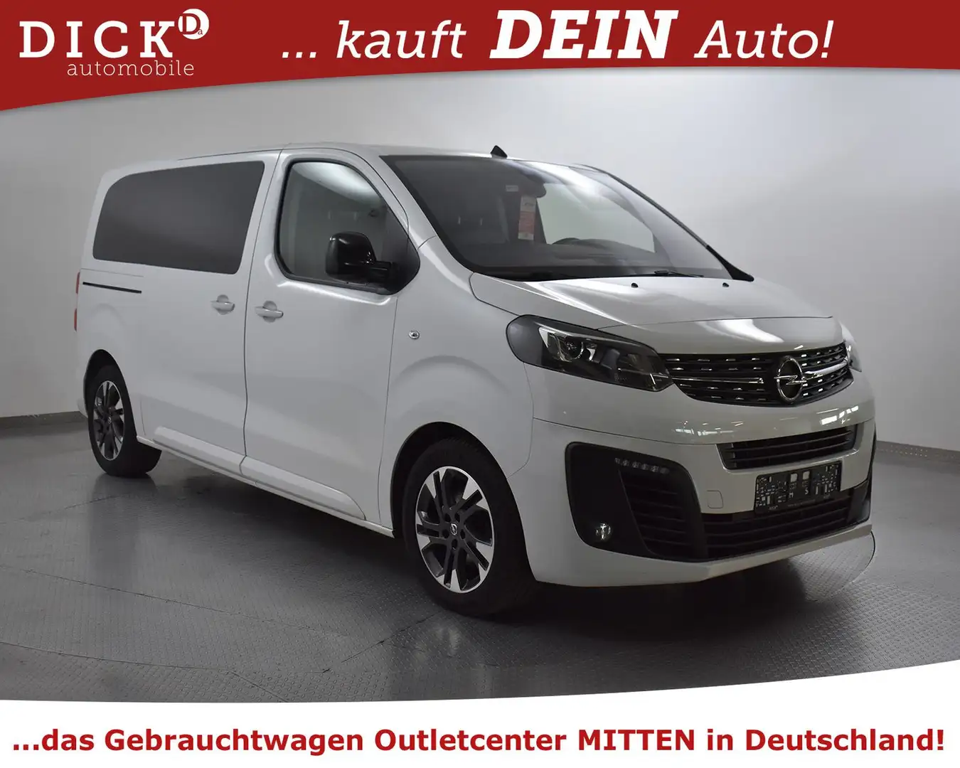 Opel Zafira Life M 2.0d LEDER+NAV+KAM+AHK+XEN+STNDHZ Weiß - 1