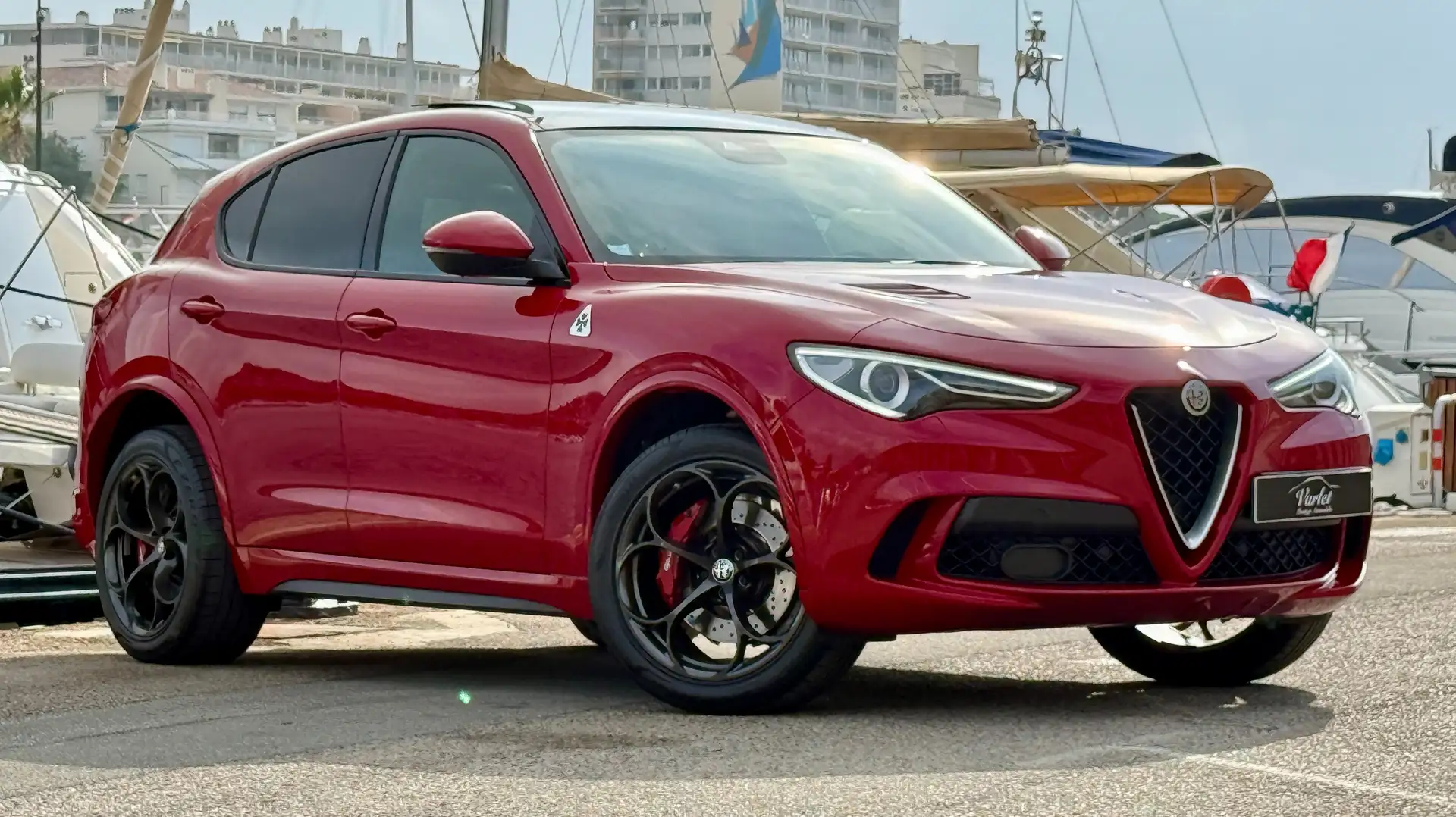 Alfa Romeo Stelvio Stelvio 2.9 V6 510ch AT8 Quadrifoglio PANO HK +++ Rouge - 1