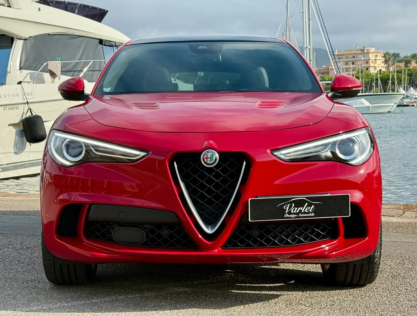 Alfa Romeo Stelvio Stelvio 2.9 V6 510ch AT8 Quadrifoglio PANO HK +++ Rouge - 2