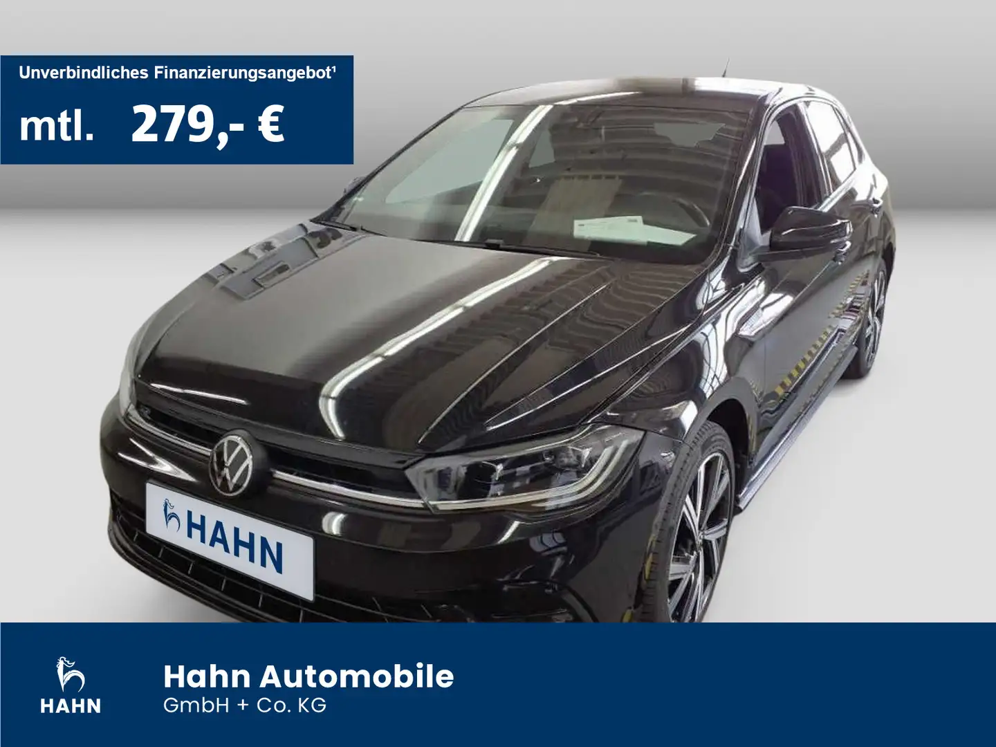 Volkswagen Polo 1.0 TSI DSG R-Line beats CAM Keyless IQ.Lig Schwarz - 1