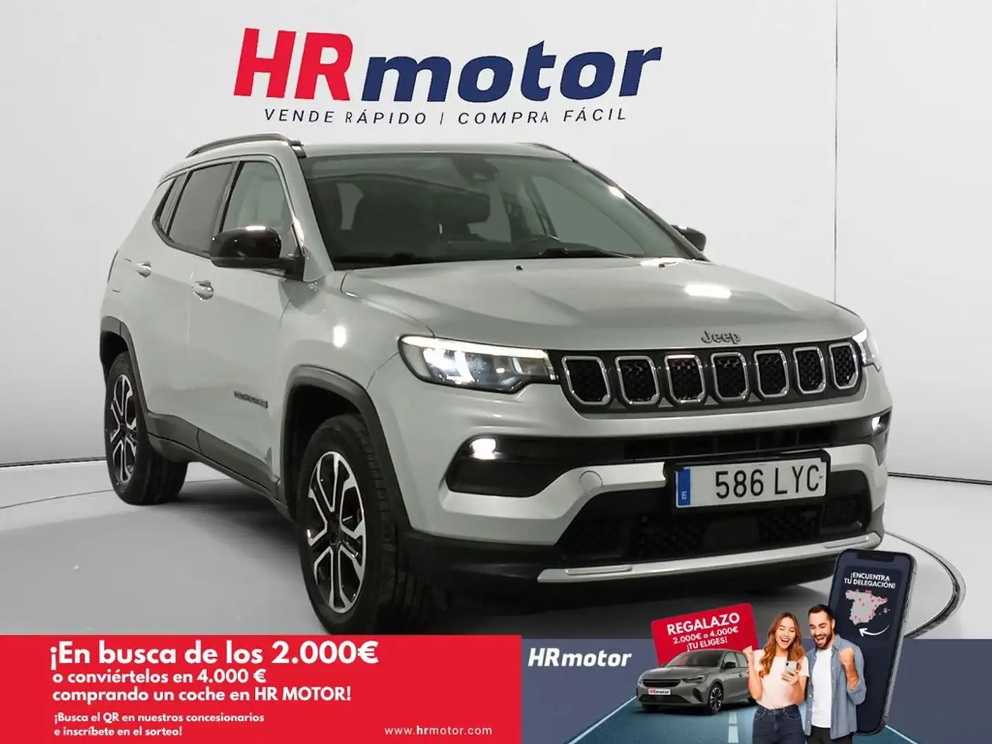 Jeep Compass 1.3 PHEV Limited 4WD Gris - 1