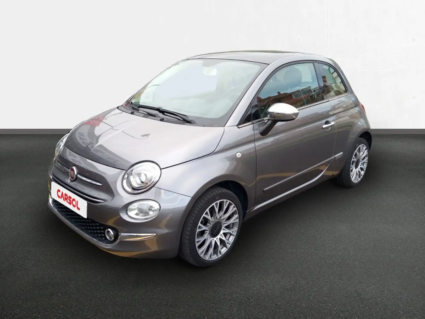 Fiat 500 1.2 Lounge Gris - 1