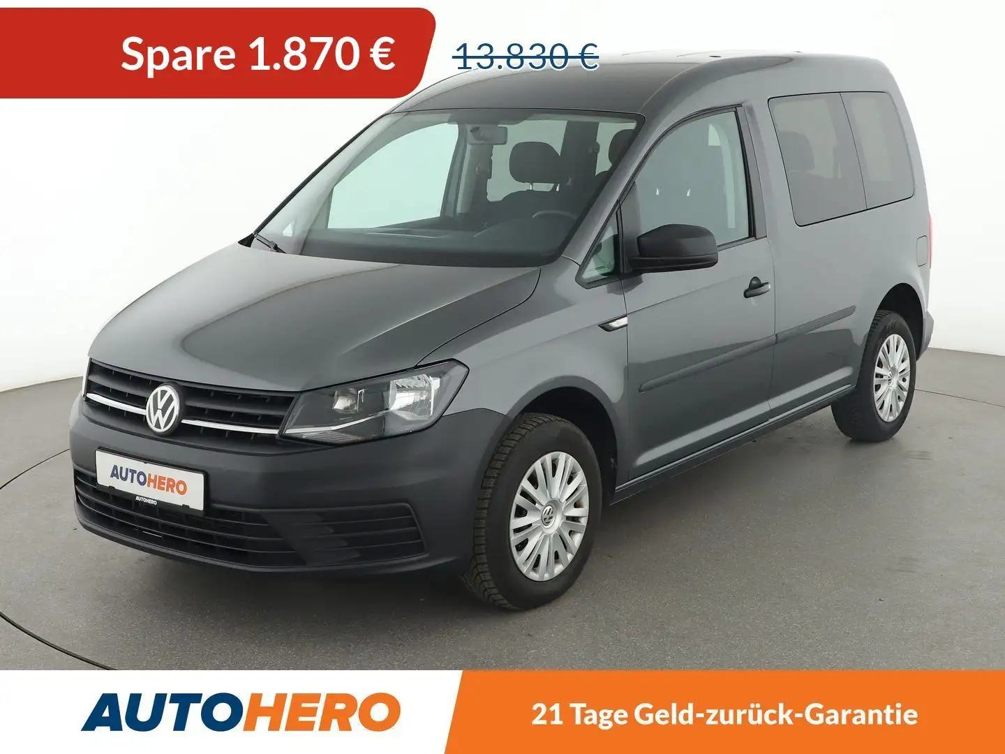 Volkswagen Caddy 1.2 TSI Conceptline BlueMotion*TEMPO*KLIMA* Grau - 1