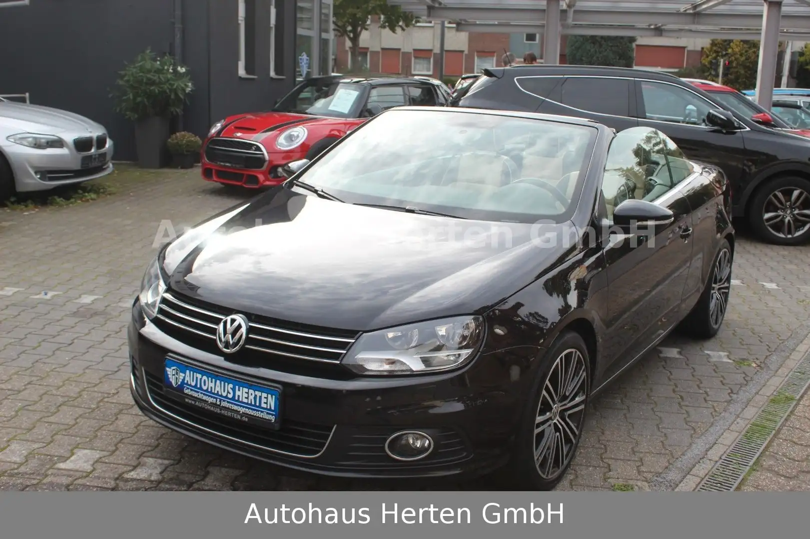 Volkswagen Eos 2.0 TSI Exclusive*FACELIFT*LEDER*PANO*18"* Schwarz - 1