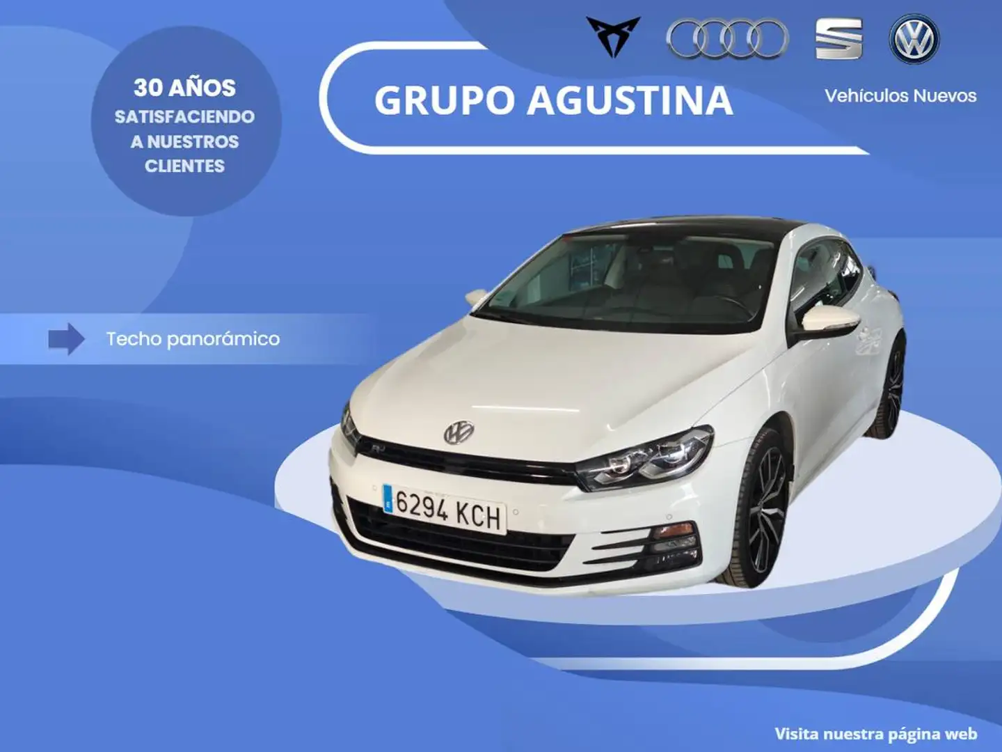 Volkswagen Scirocco 2.0TDI BMT R-Line 110kW Blanco - 1
