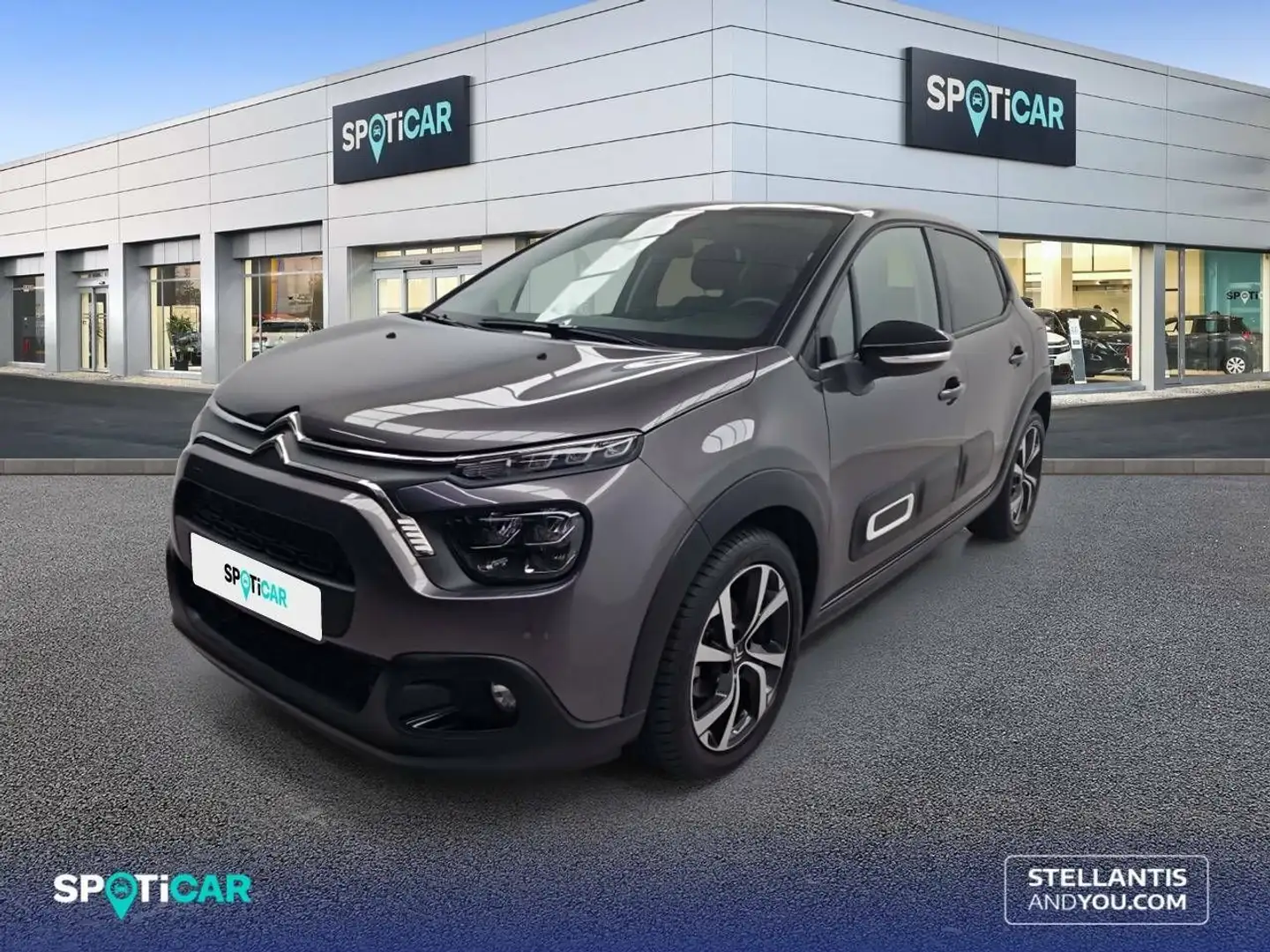 Citroen C3 BlueHDi 75KW (100CV) Max Gris - 1